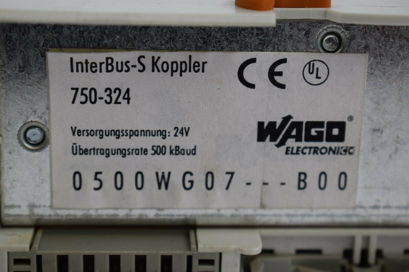 Wago InterBus-S Koppler 750-324