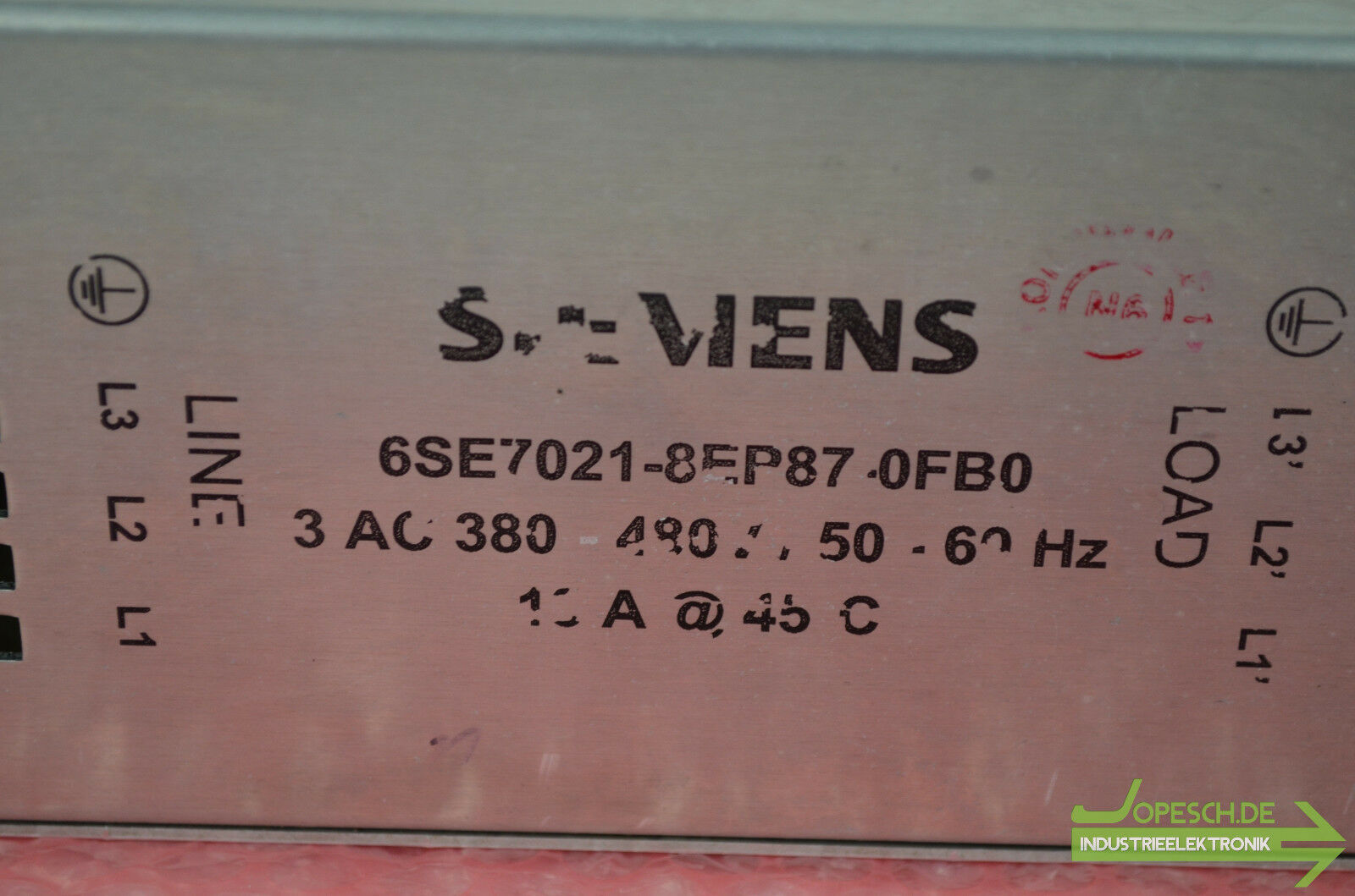 Siemens simovert Masterdrives 6SE7021-8EP87-0FB0 ( 6SE7 021-8EP87-0FB0 )