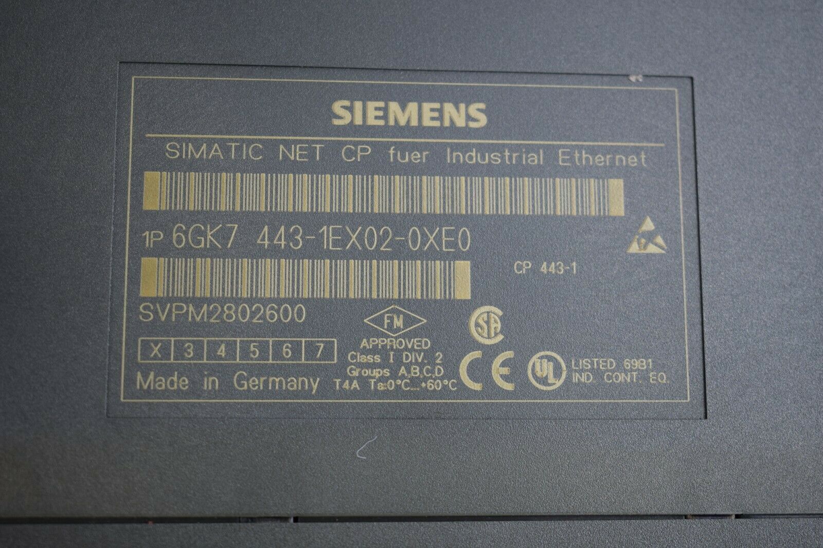 Siemens simatic NET CP 6GK7 443-1EX02-0XE0 ( 6GK7443-1EX02-0XE0 )