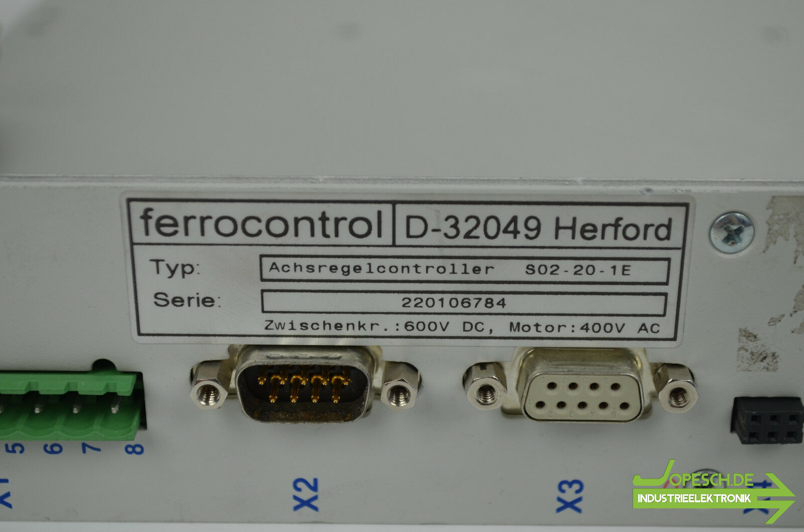 Ferrocontrol Achsregelcontroller S02-20-1E