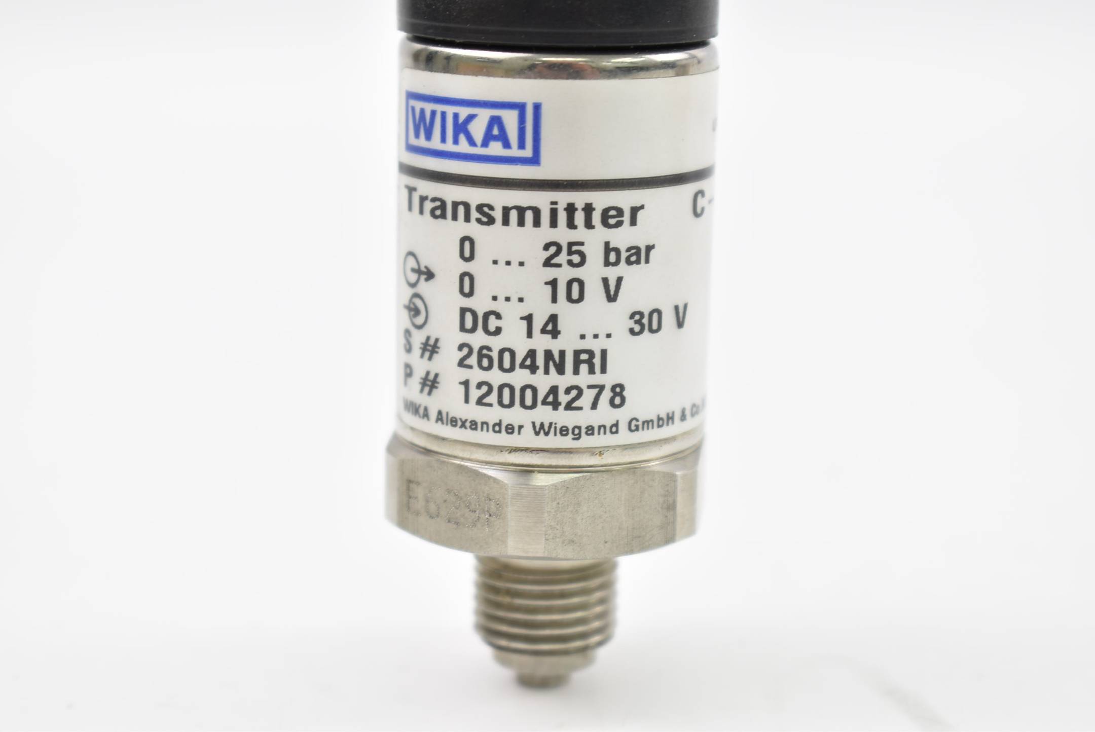 Wika Drucksensor Transmitter C-10 ( 12004278 )