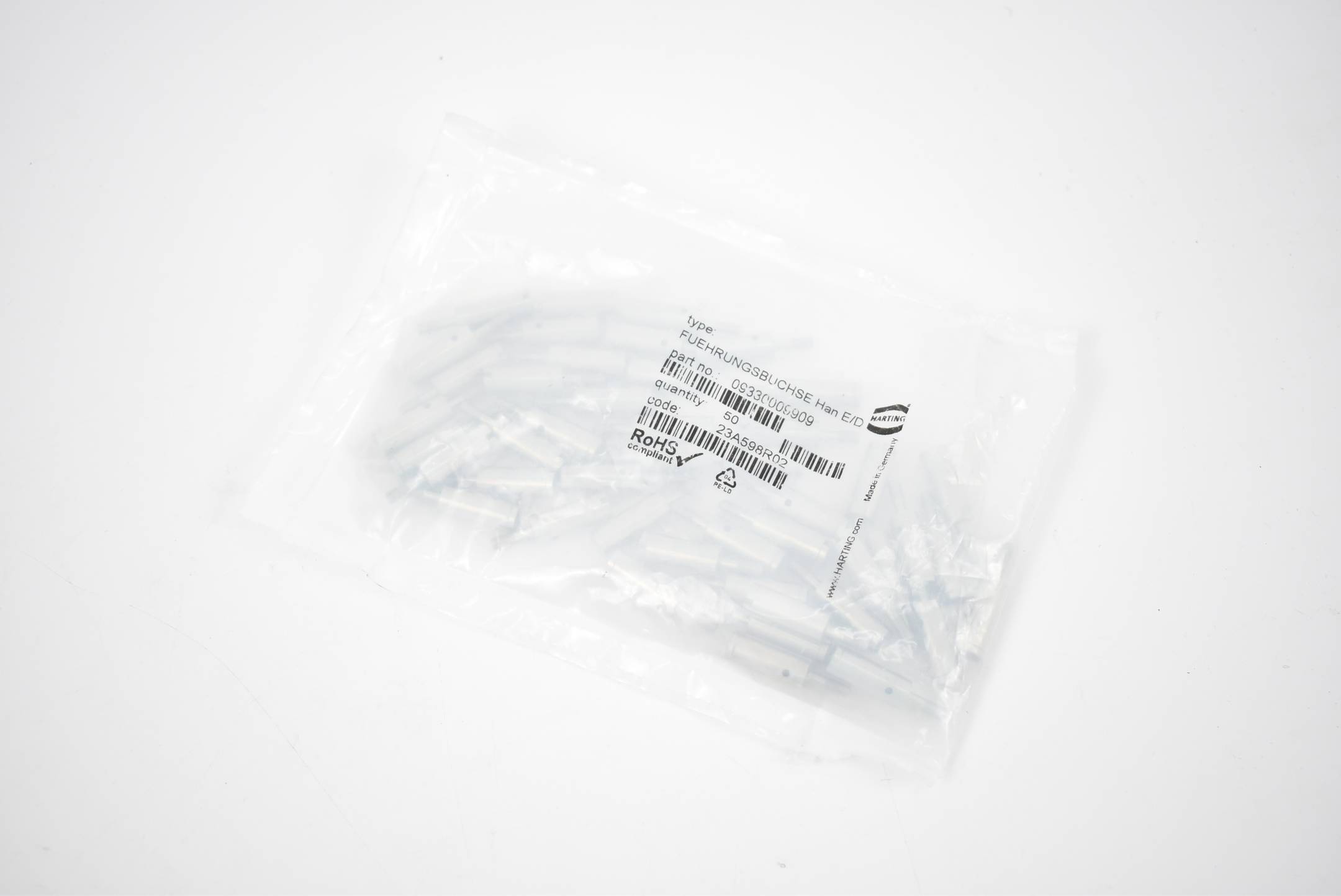 Harting Führungsbuchse Han E/X/D ( 09330009909 ) VE 50 Stück