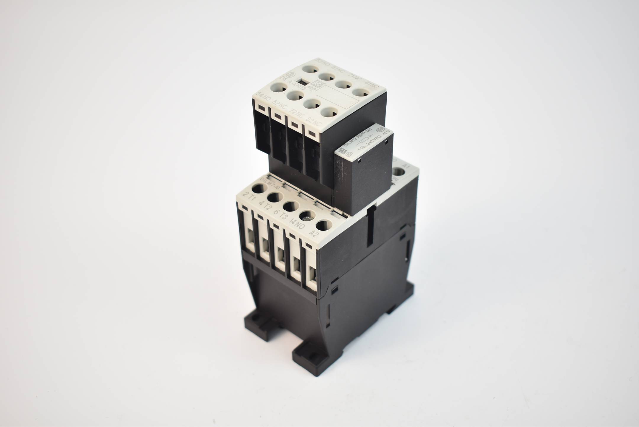 Moeller Leistungsschütz DIL M7-10 + Hilfsschalter DIL A-XHI13 + DIL M12-XSPR 240