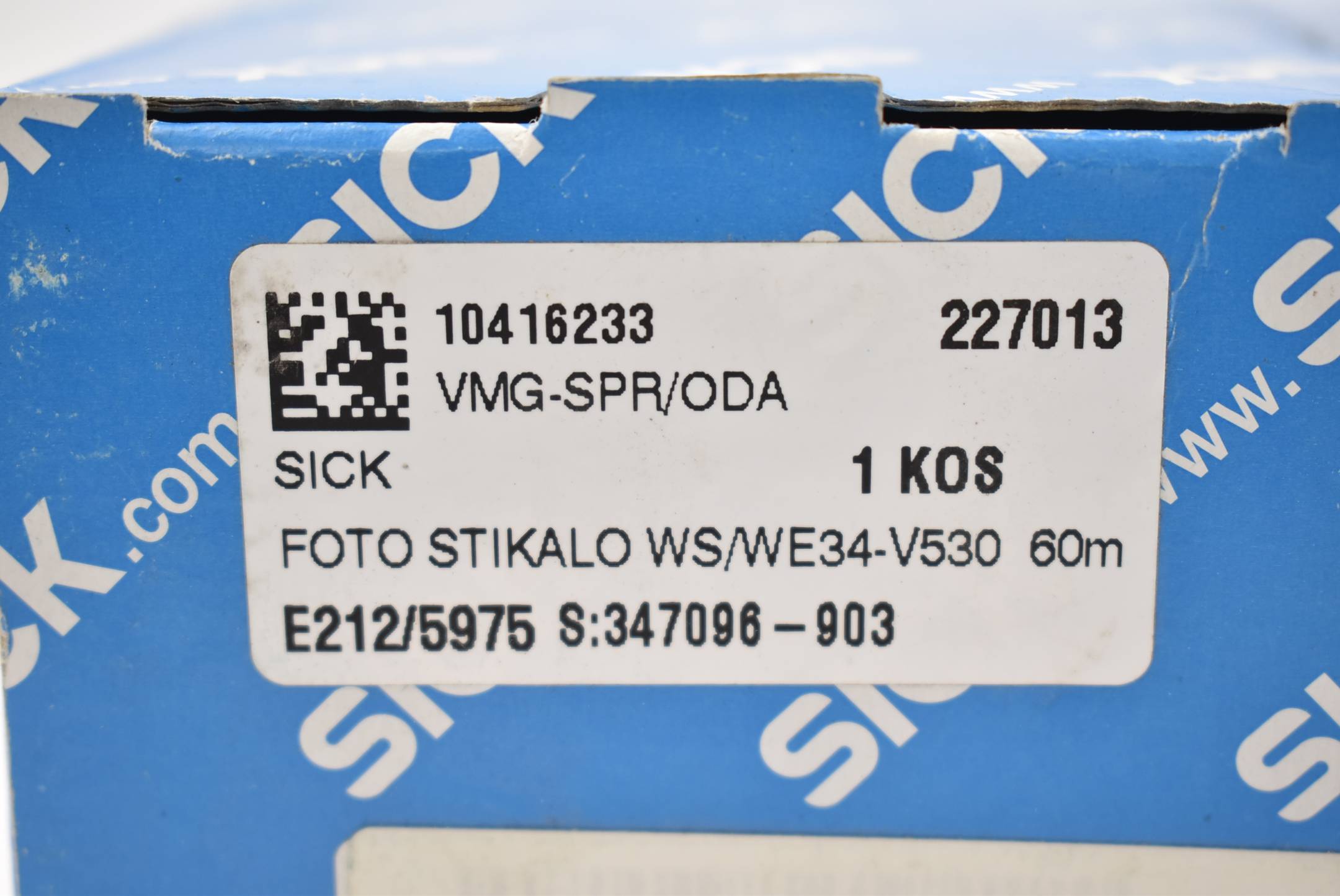 Sick Einweg-Lichtschranken WS/WE34-V530 ( WS34-V530 + WS34-D530 ) 1019256