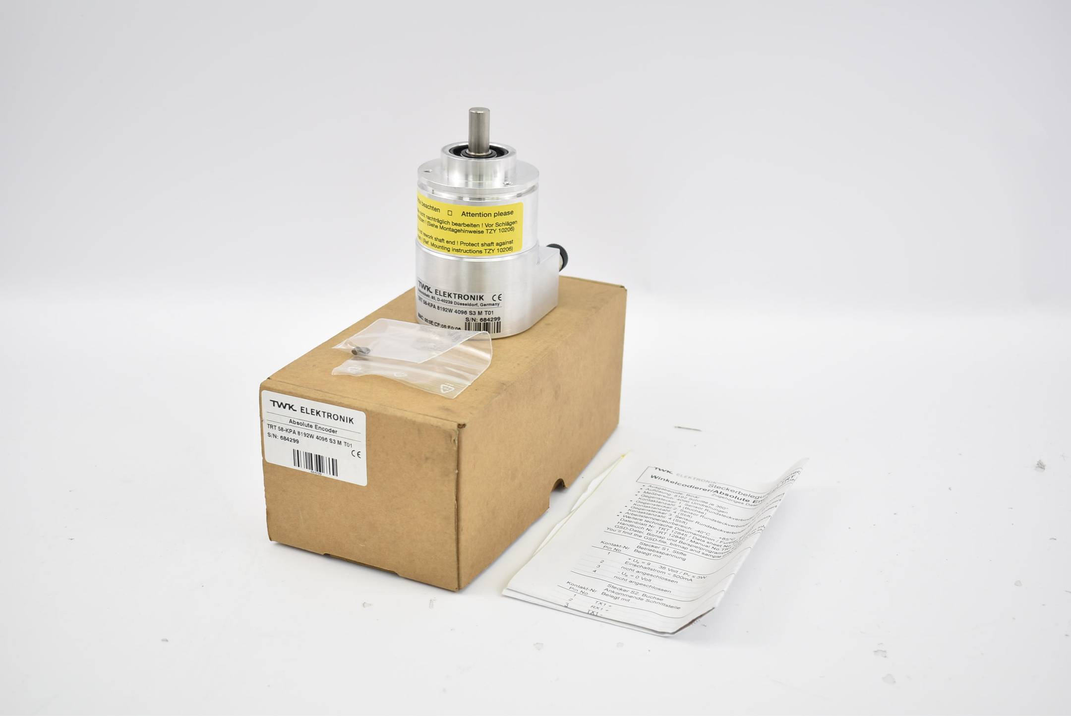TWK elektronik absolute Encoder TRT 58-KPA 8192W 4096 S3 M T01