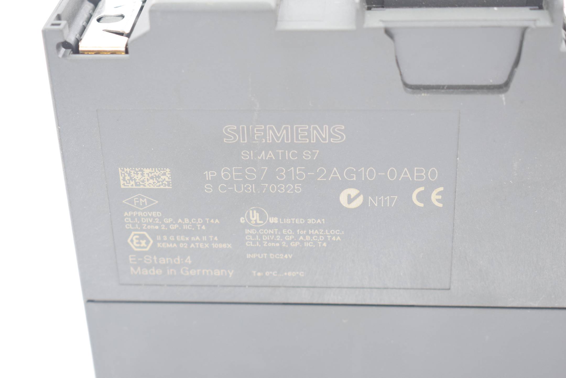 Siemens Simatic S7-300 CPU 315-2DP 6ES7315-2AG10-0AB0 ( 6ES7 315-2AG10-0AB0 )