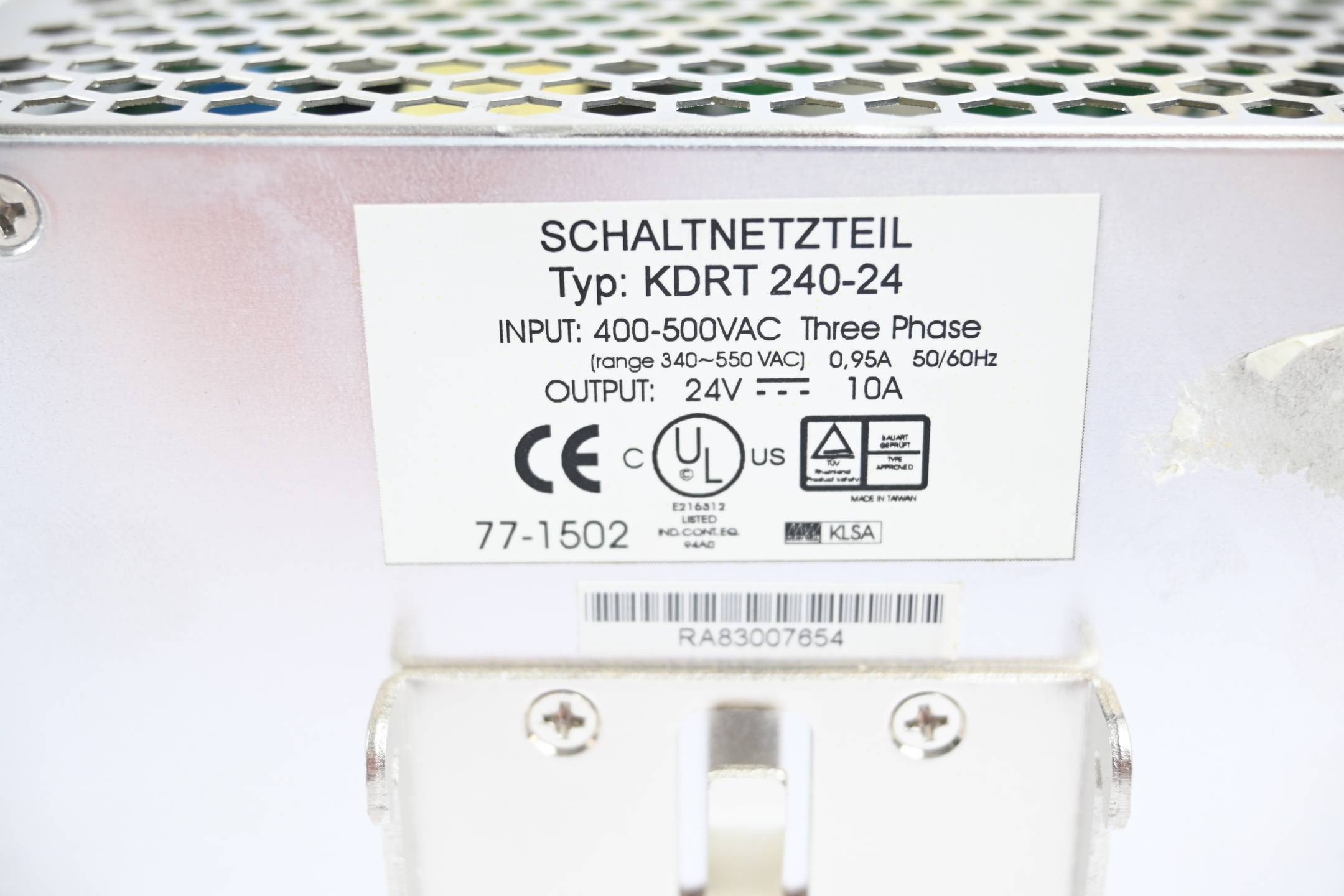 Höcker Polytechnik Schaltnetzteil KDRT 240-24 ( KDRT240-24 )