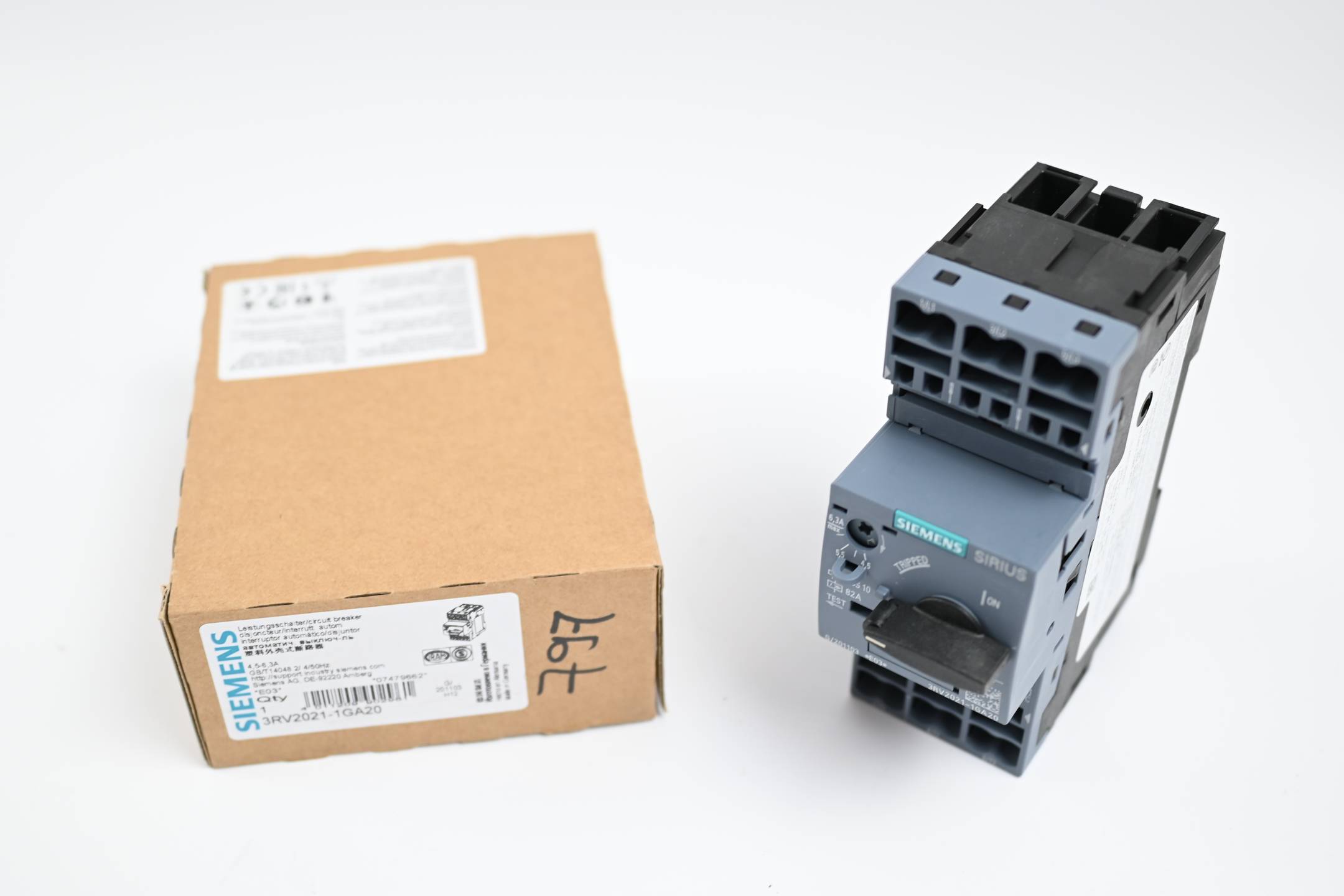 Siemens Leistungsschalter 3RV2021-1GA20 ( 3RV2 021-1GA20 ) BG: S0
