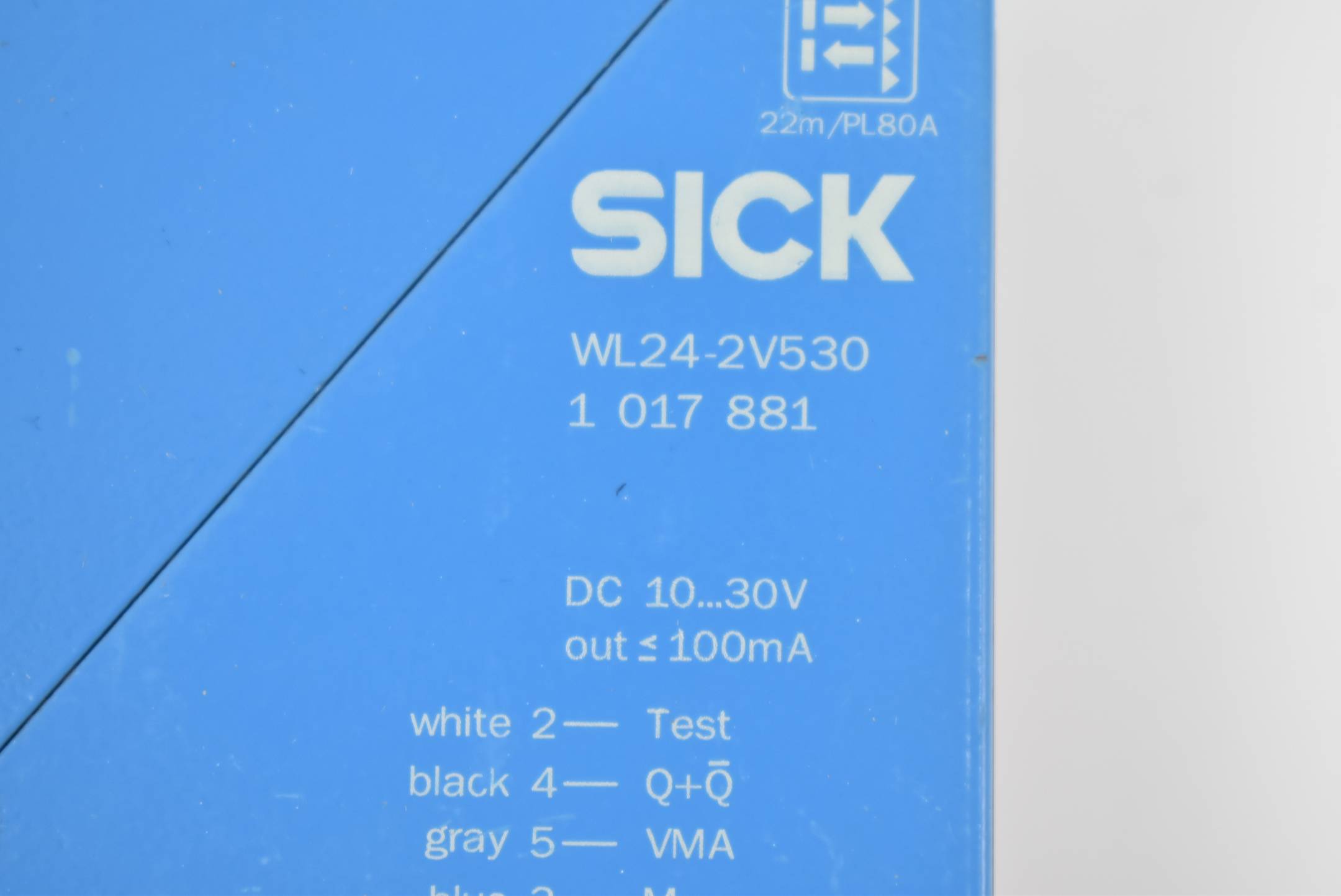 Sick Reflexions-Lichtschranke WL24-2V530 ( 1017881 ) 10-30VDC 100mA