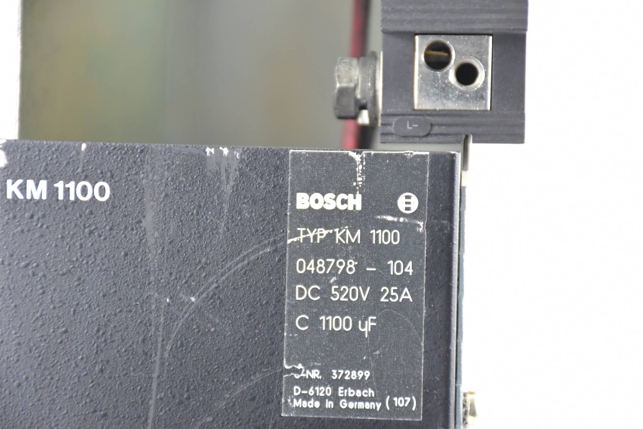 Bosch Indramat Rexroth Servodyn Kondensatormodul KM 1100 ( 048798-104 ) KM1100