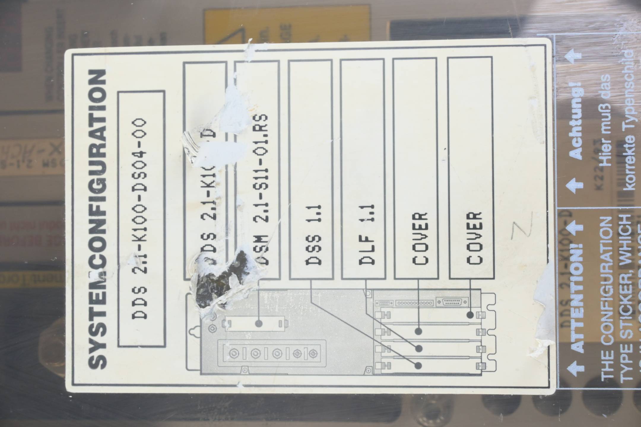 Indramat Digital AC Servo Controller DDS 2.1-K100-D ( DDS 2.1-K100-DS04-00 )