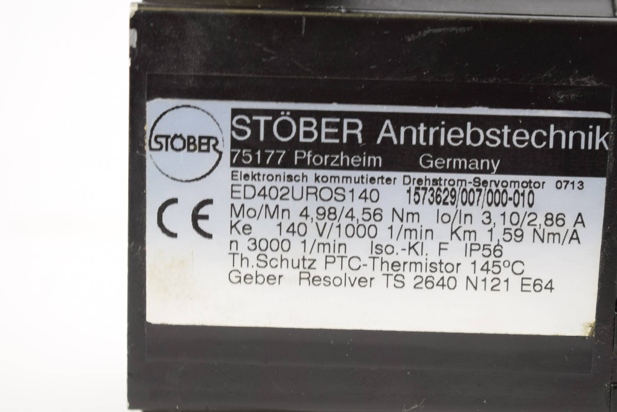 Stöber Motor ED402UROS140 ( 1573629/007/000-010 ) inkl Getriebe P422SGZ0160ED402U