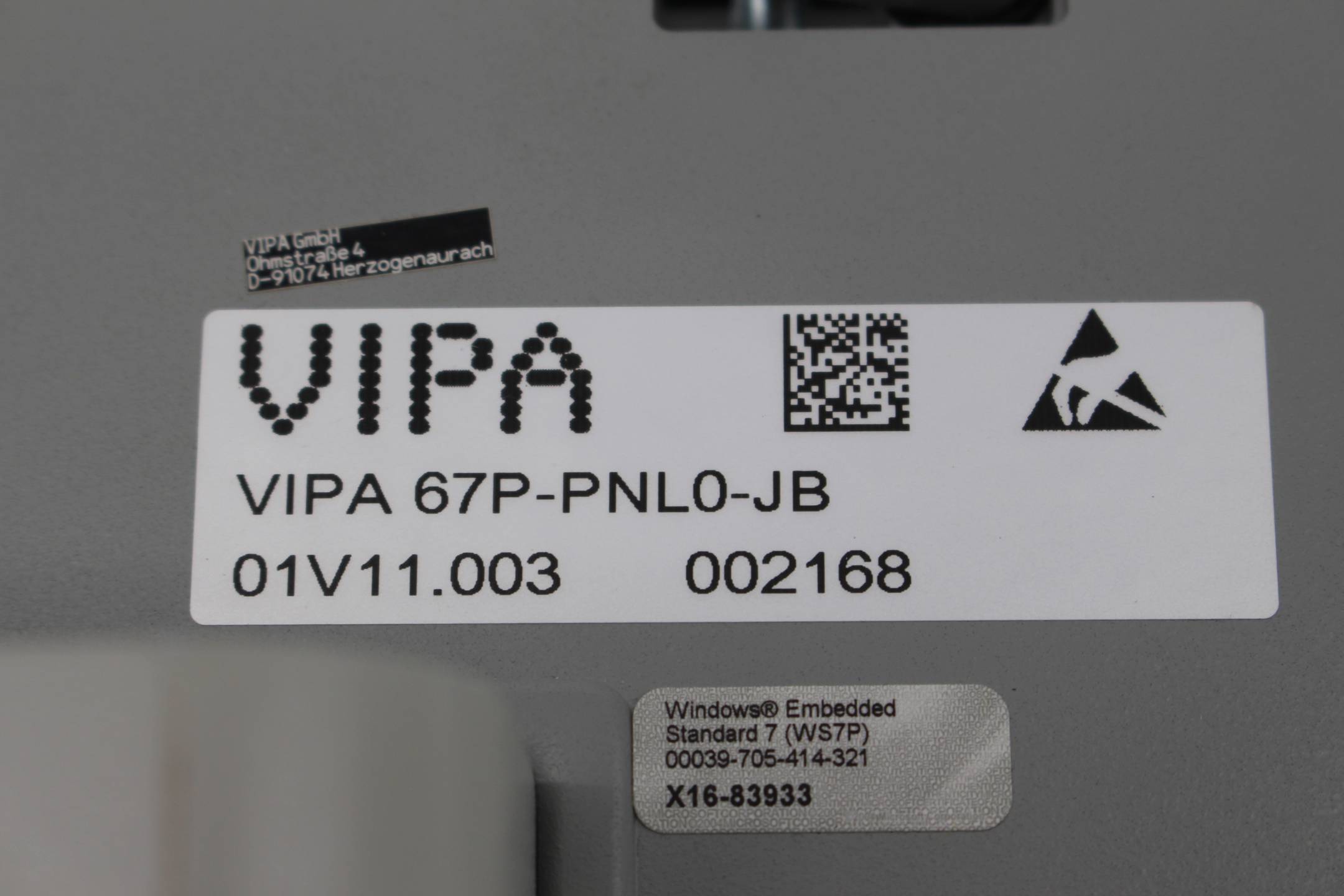 VIPA Panel PC 67P-PNL0-JB ( 67P-PNL0-JB )