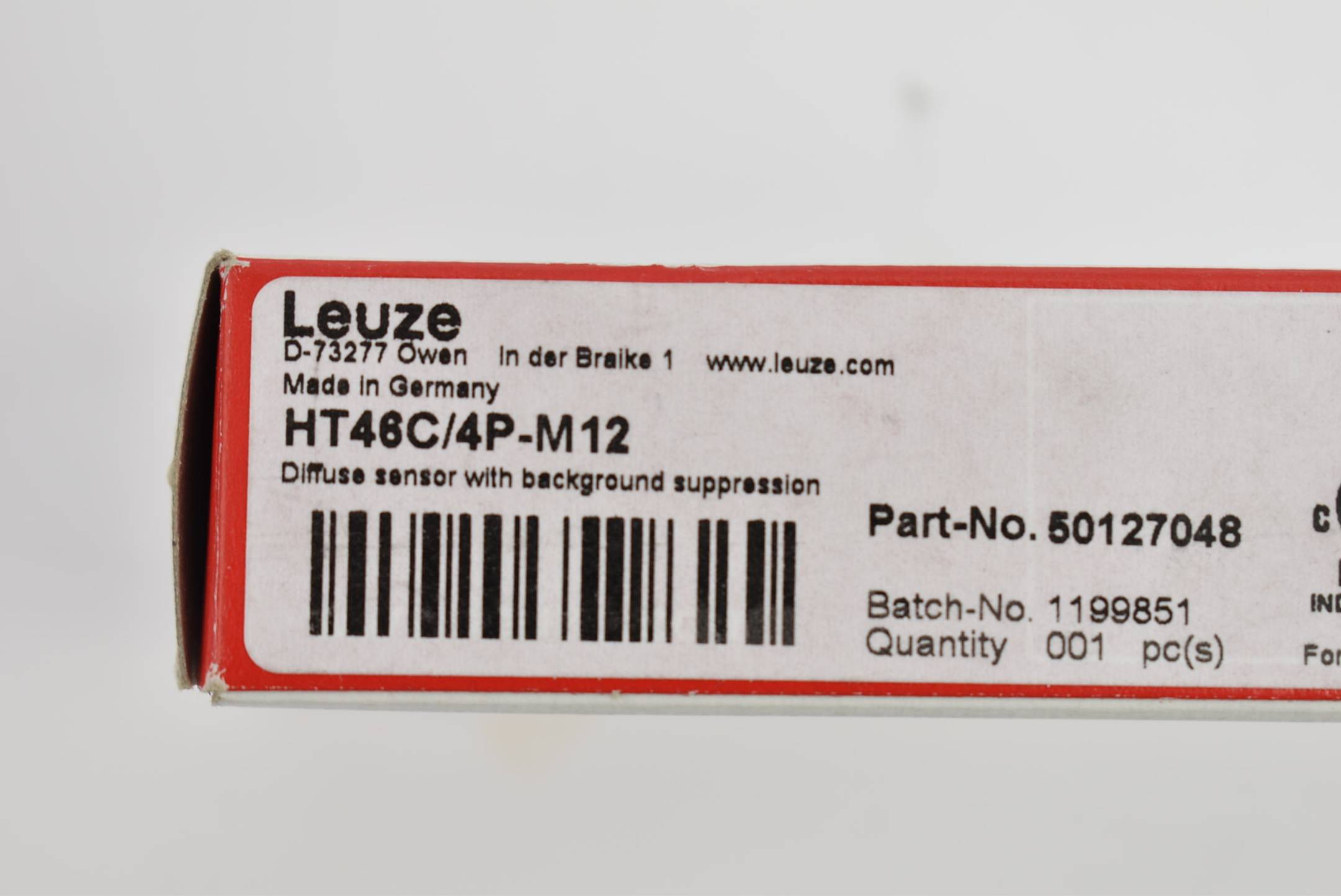 Leuze Taster Hintergrundausblendung HT46C/4P-M12 ( 50127048 )