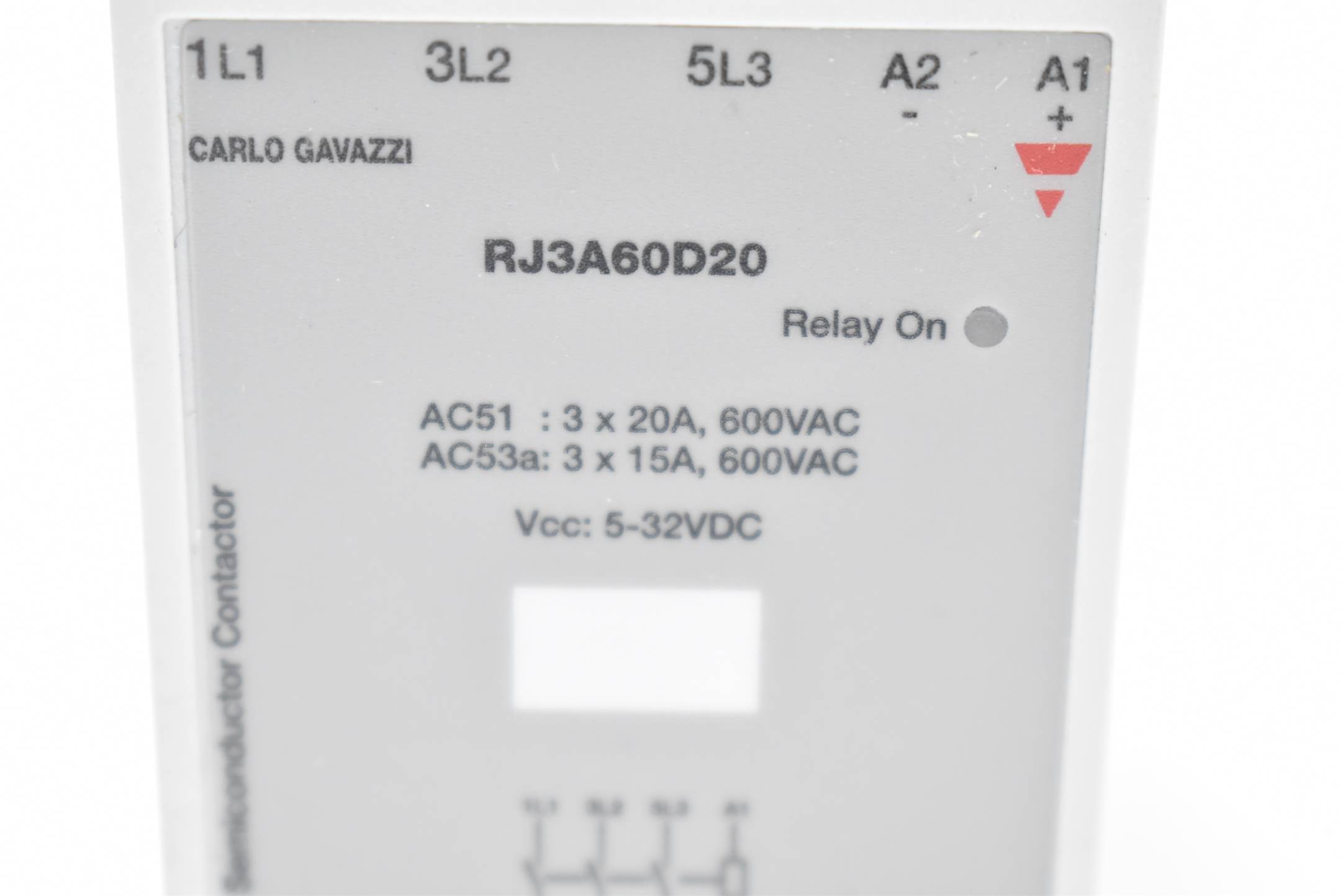 Carlo Gavazzi Halbleiterrelais 600V 20A RJ3A60D20 