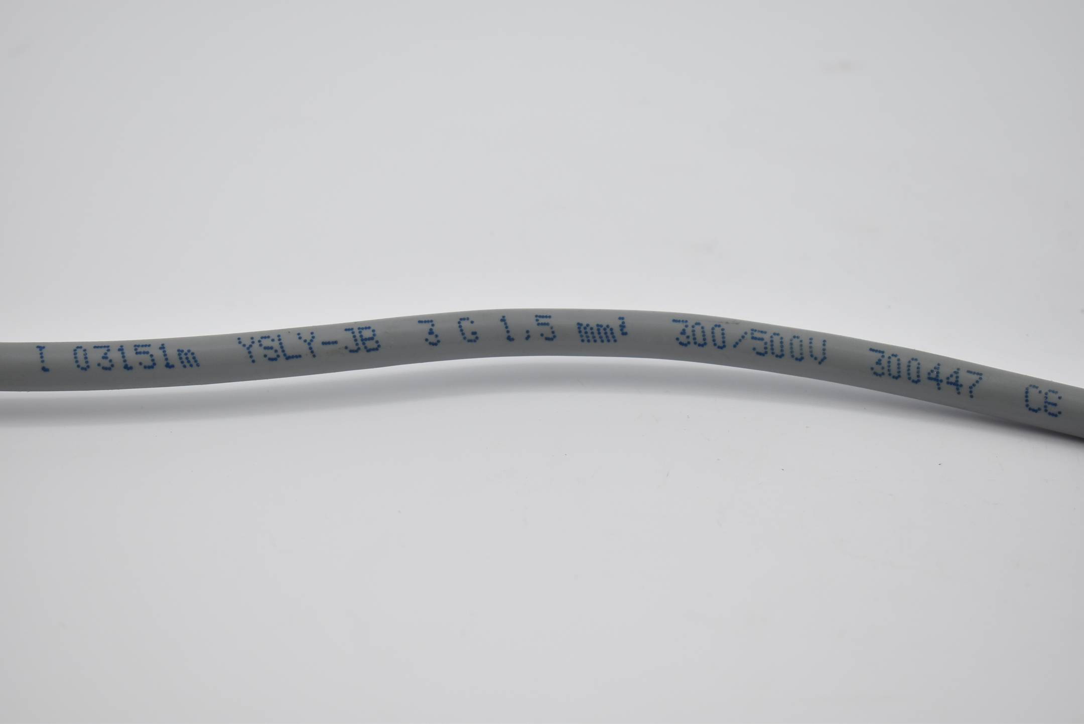 Steuerleitung YSLY-JB 3 G 300/500V ( 300447 ) 1,5m + Stecker 166-1ZU/3