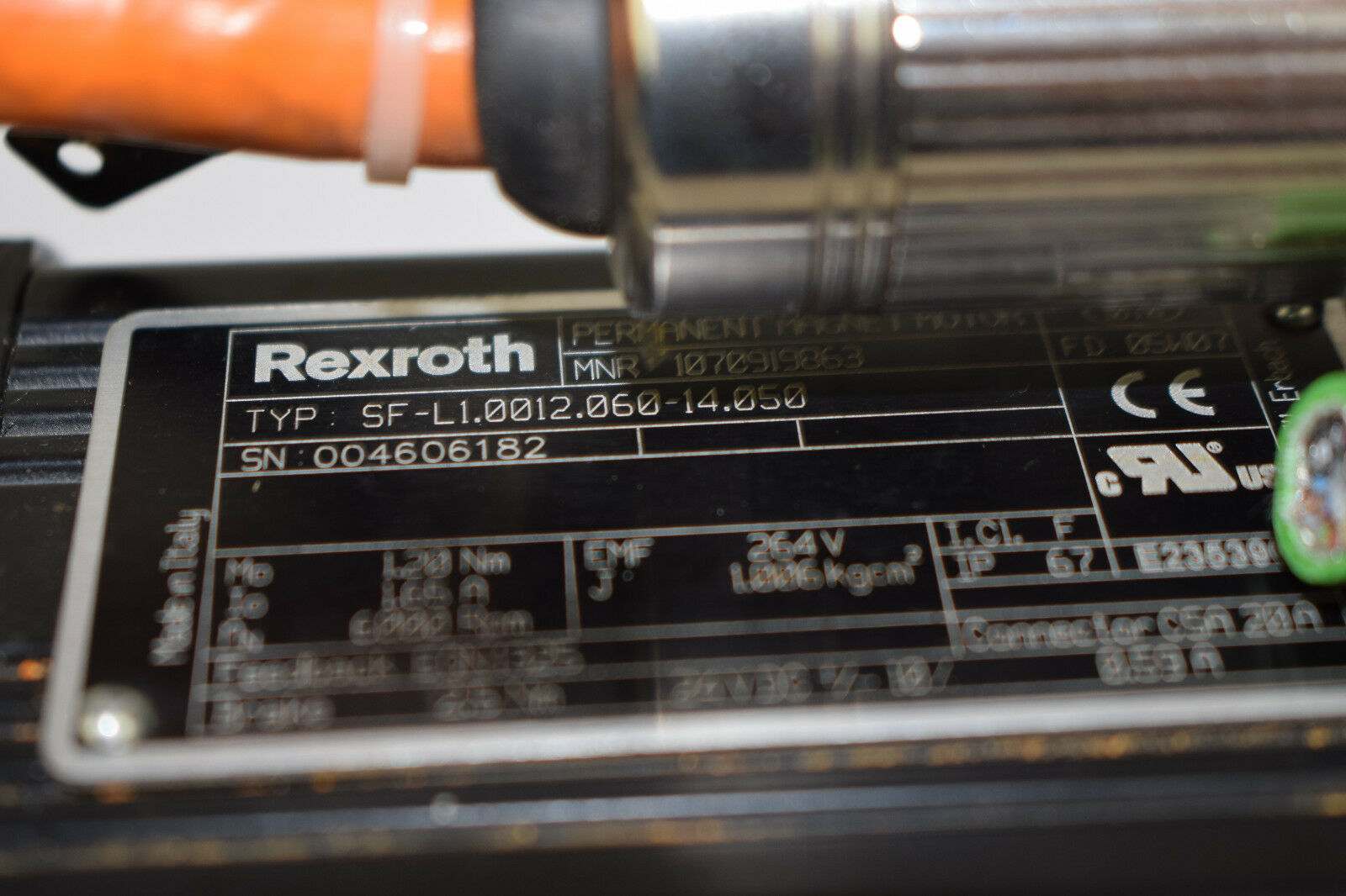 Rexroth Permanent Magnet Motor SF-L1.0012.060-14.050