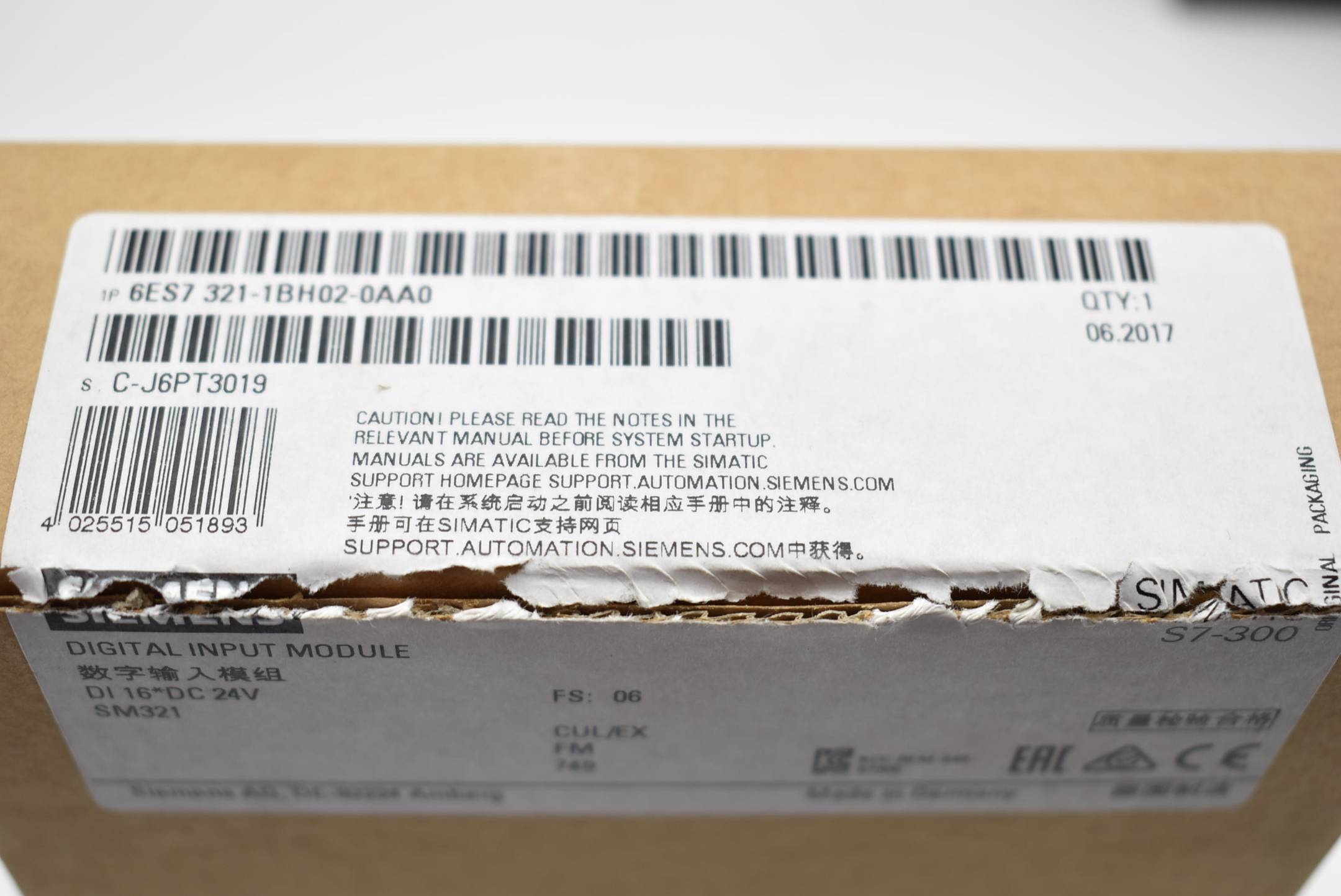 Siemens Simatic S7-300 SM321 6ES7321-1BH02-0AA0 ( 6ES7 321-1BH02-0AA0 )