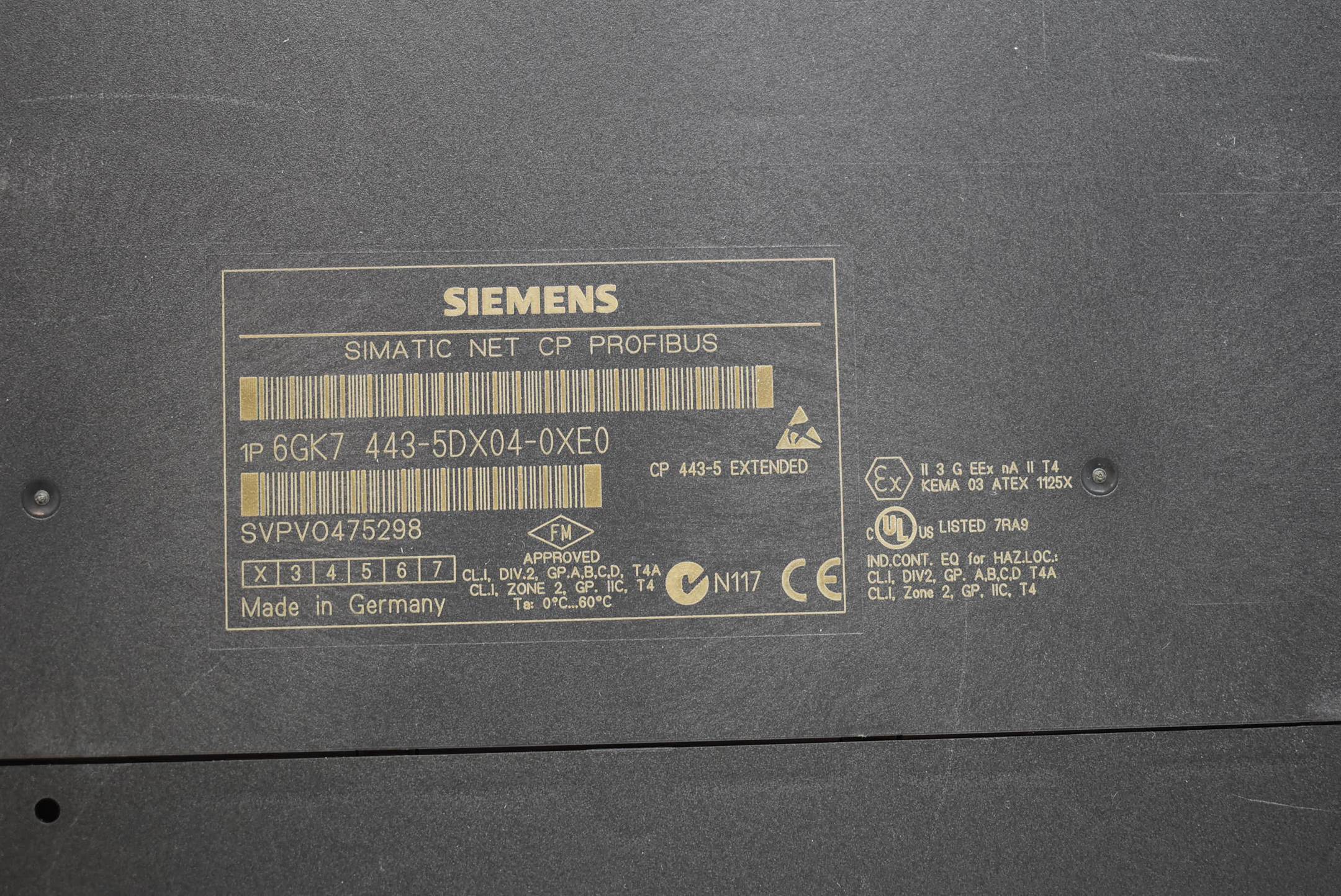 Siemens Simatic S7-400 CP443-5 6GK7 443-5DX04-0XE0 ( 6GK7443-5DX04-0XE0 ) E.2