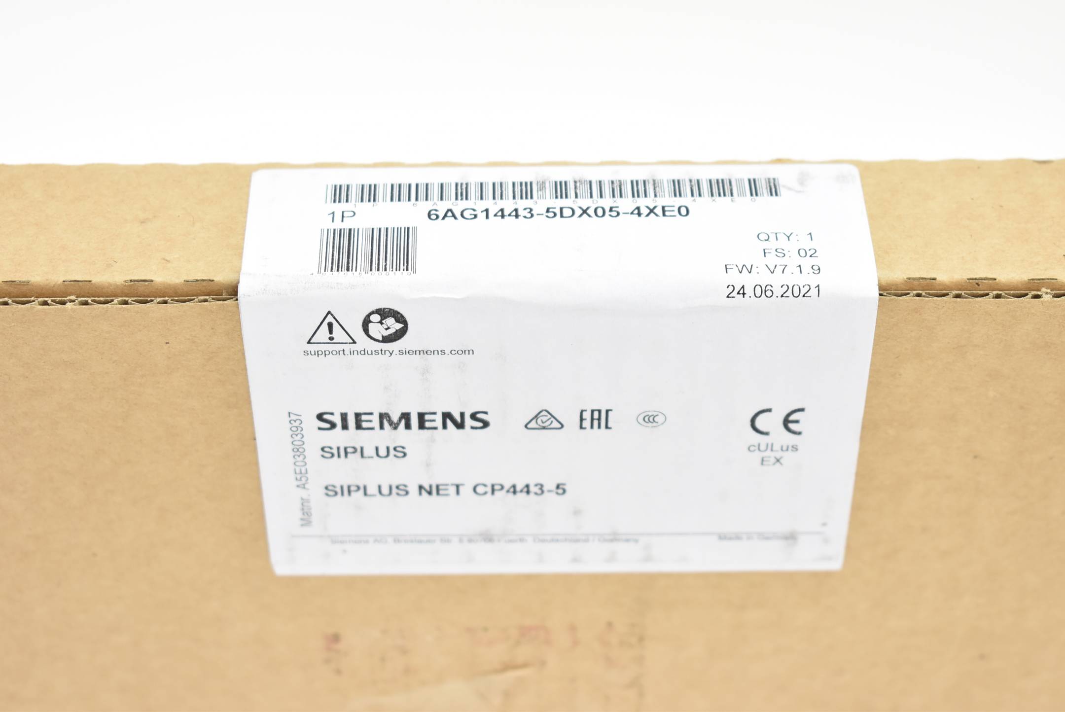Siemens SIPLUS NET CP443-5 6AG1443-5DX05-4XE0 ( 6AG1 443-5DX05-4XE0 ) E2