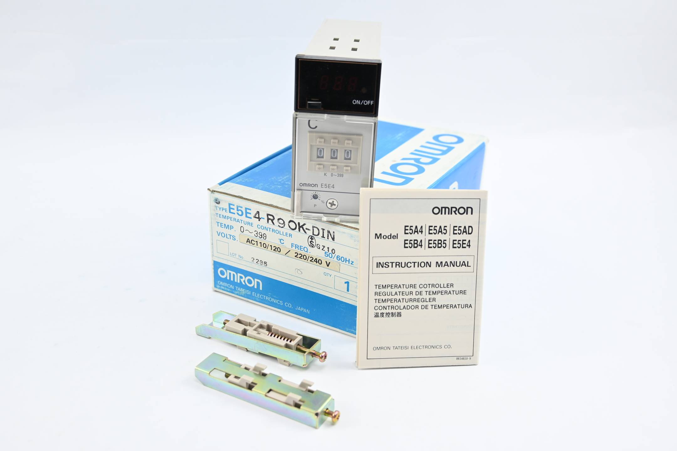 Omron Temperatur Controller 0-399°C 110/120/220/240 VAC ( E5E4-R90K-DIN )