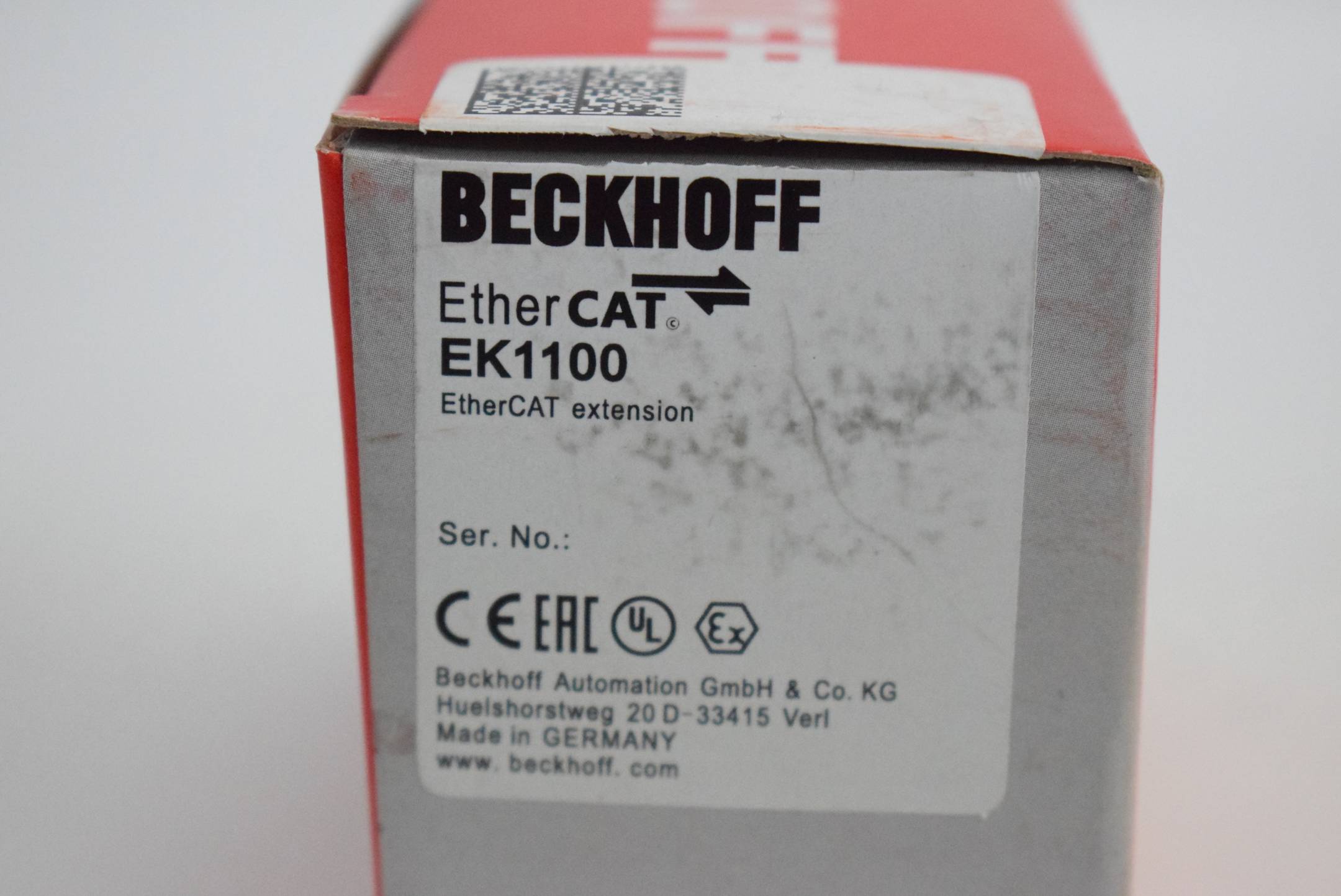 DEFEKT Beckhoff EtherCAT Coupler EK1100-0000 ( EK1100 )