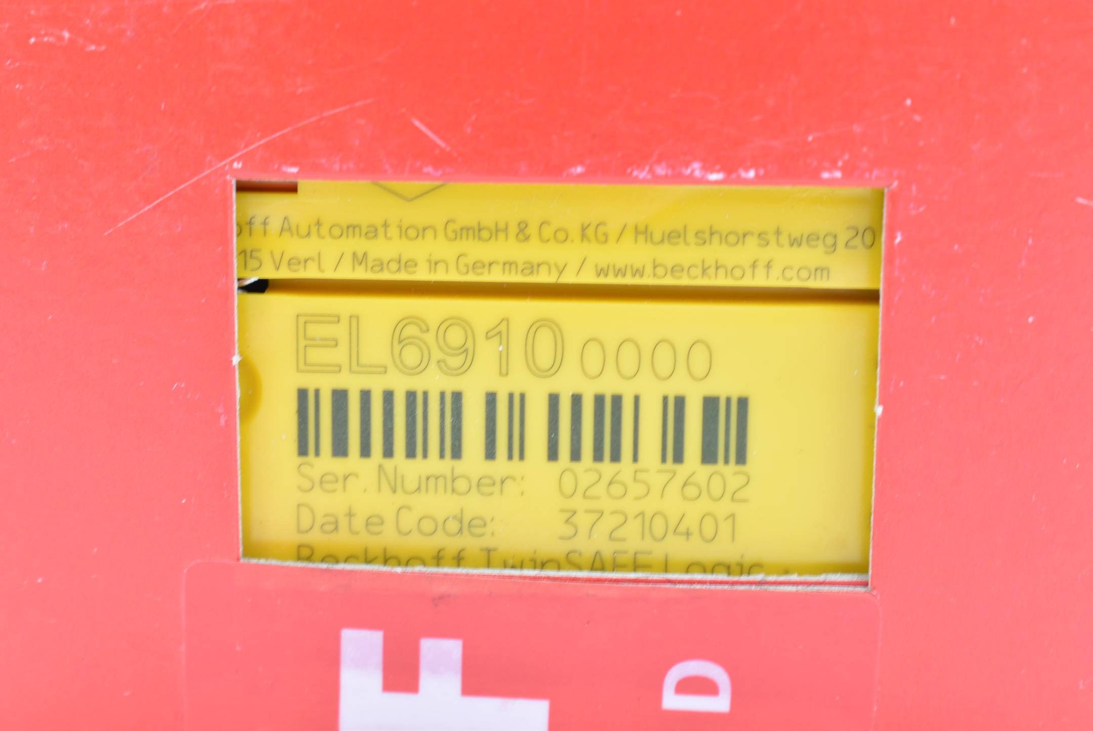 Beckhoff EtherCAT-Klemme Kommunikations-Interface TwinSafe EL6910 ( EL 6910 )