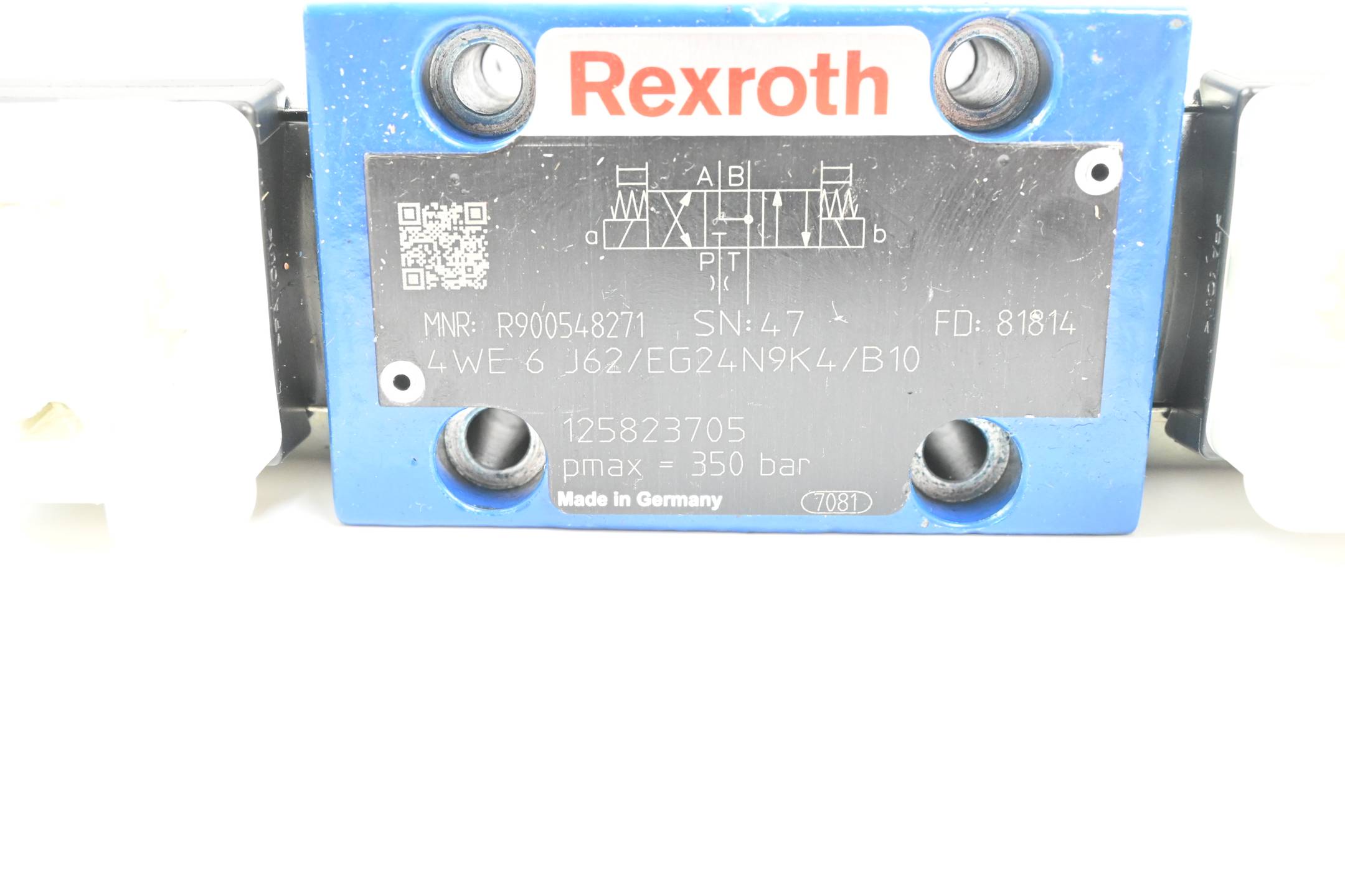 Rexroth Wegeschieberventil 4WE 6 J62/EG24N9K4/B10 ( R900548271 )