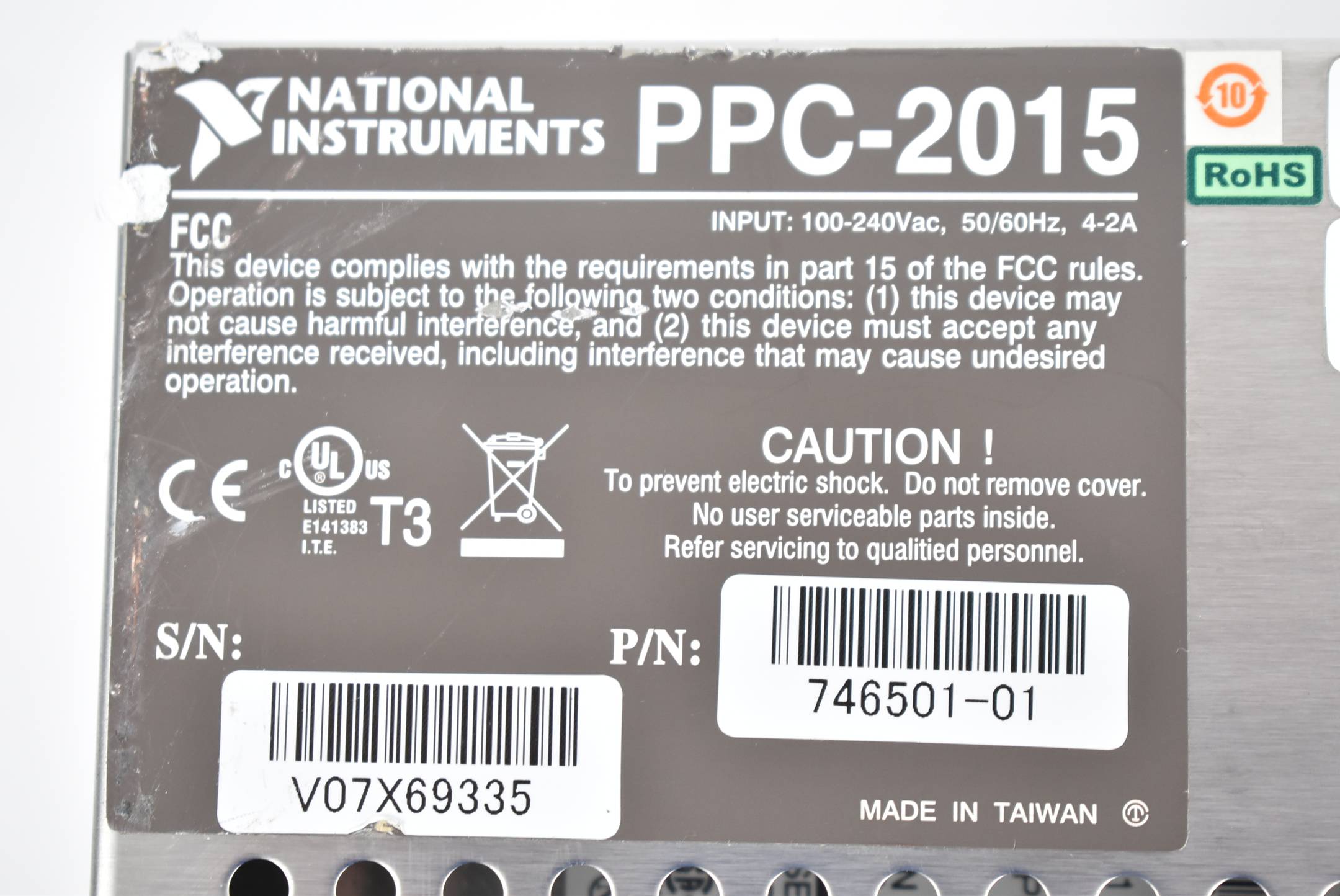 National Instruments Industriecomputer 746501-01