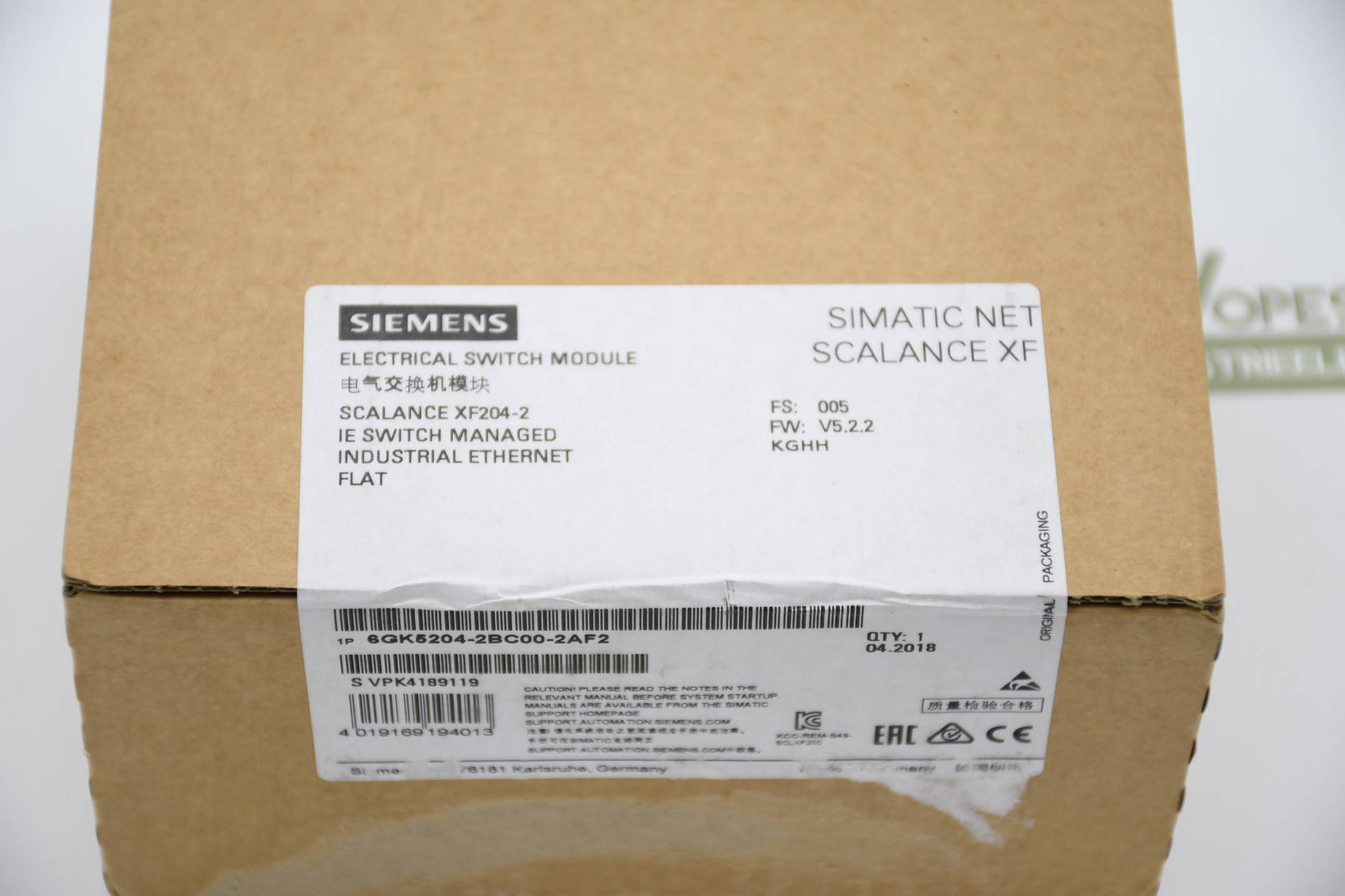 Siemens scalance XF204-2 6GK5204-2BC00-2AF2 ( 6GK5 204-2BC00-2AF2 )