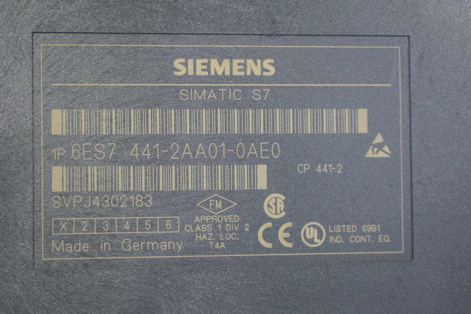 Siemens simatic S7-400 CP 441-2 6ES7 441-2AA01-0AE0 ( 6ES7441-2AA01-0AE0 ) E1