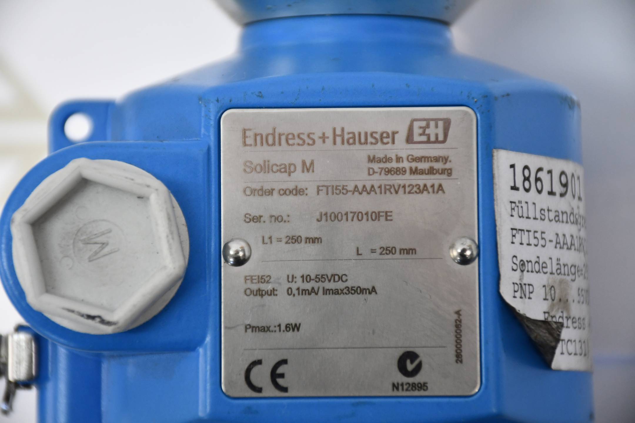 ENDRESS+HAUSER SOLICAP M FTI55-AAA1RV123A1A