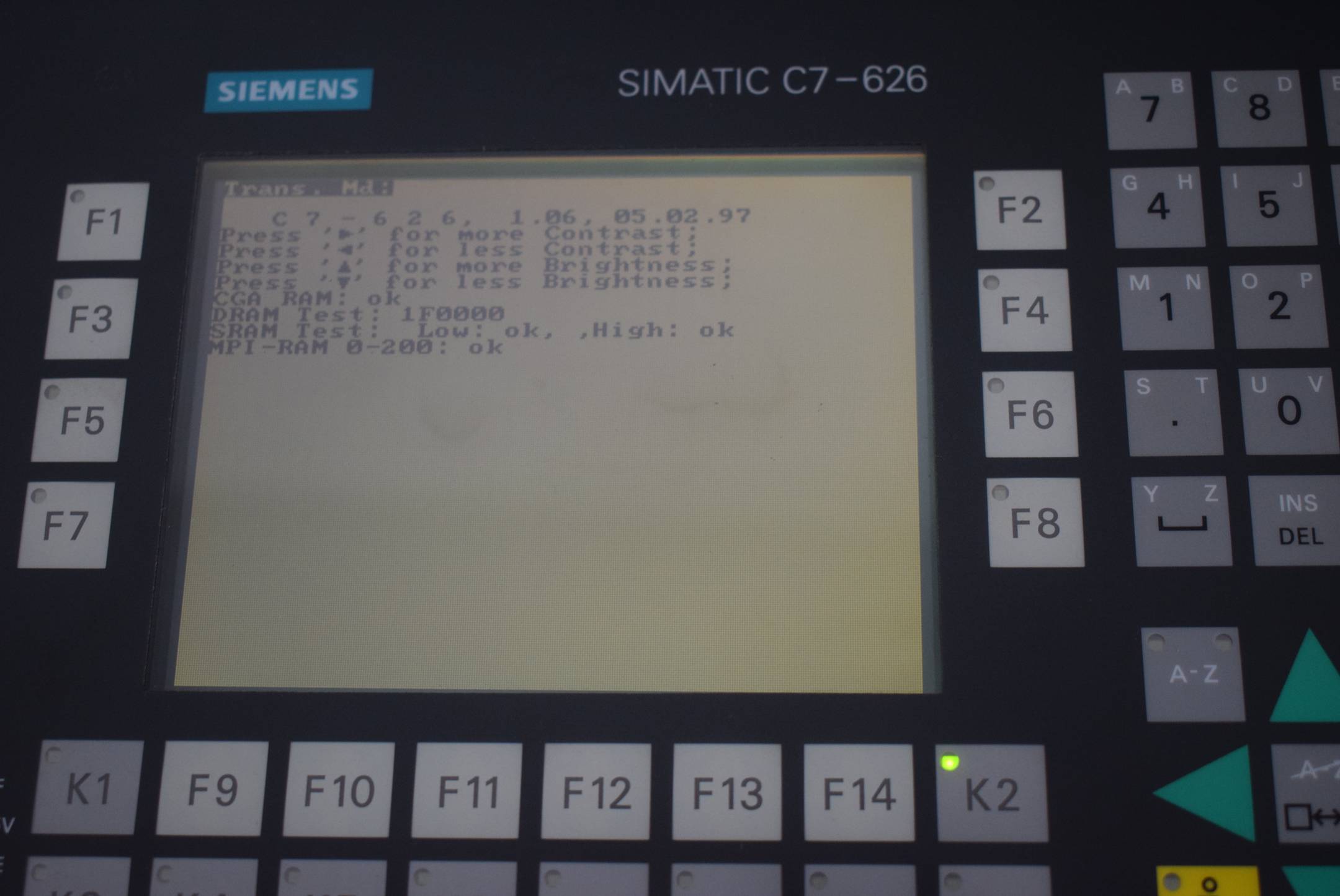 Siemens simatic C7-626 DP 6ES7626-2AG01-0AE3 ( 6ES7 626-2AG01-0AE3 ) 