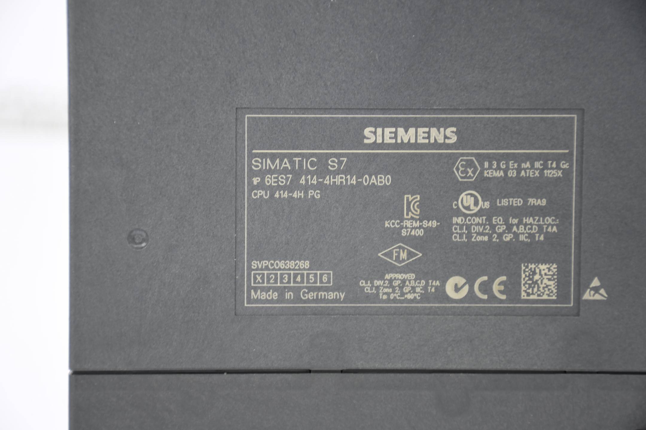 Siemens simatic S7-400H CPU 414-4H 6ES7 414-4HR14-0AB0 ( 6ES7414-4HR14-0AB0 ) E1