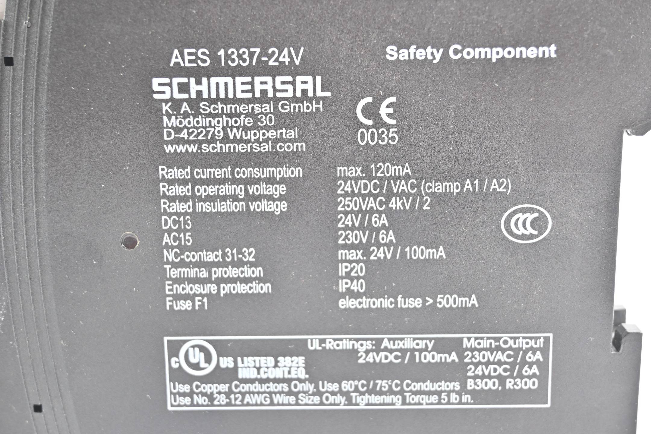 Schmersal Sicherheitsrelais AES 1337-24V ( AES1337-24V ) 