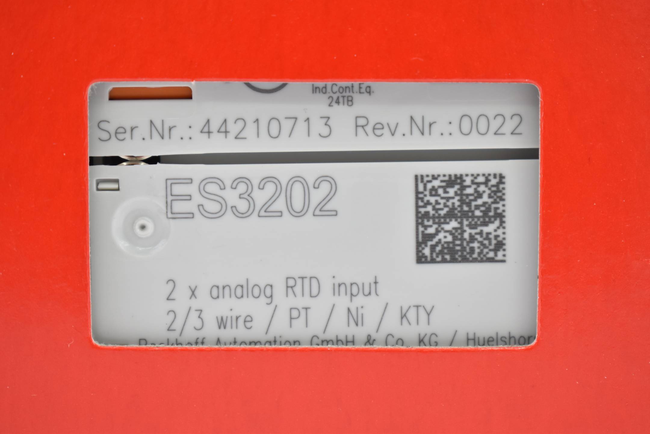 Beckhoff EtherCAT-Klemme 2-Kanal-Analog-Eingang 16 Bit ES3202 ( ES 3202 )