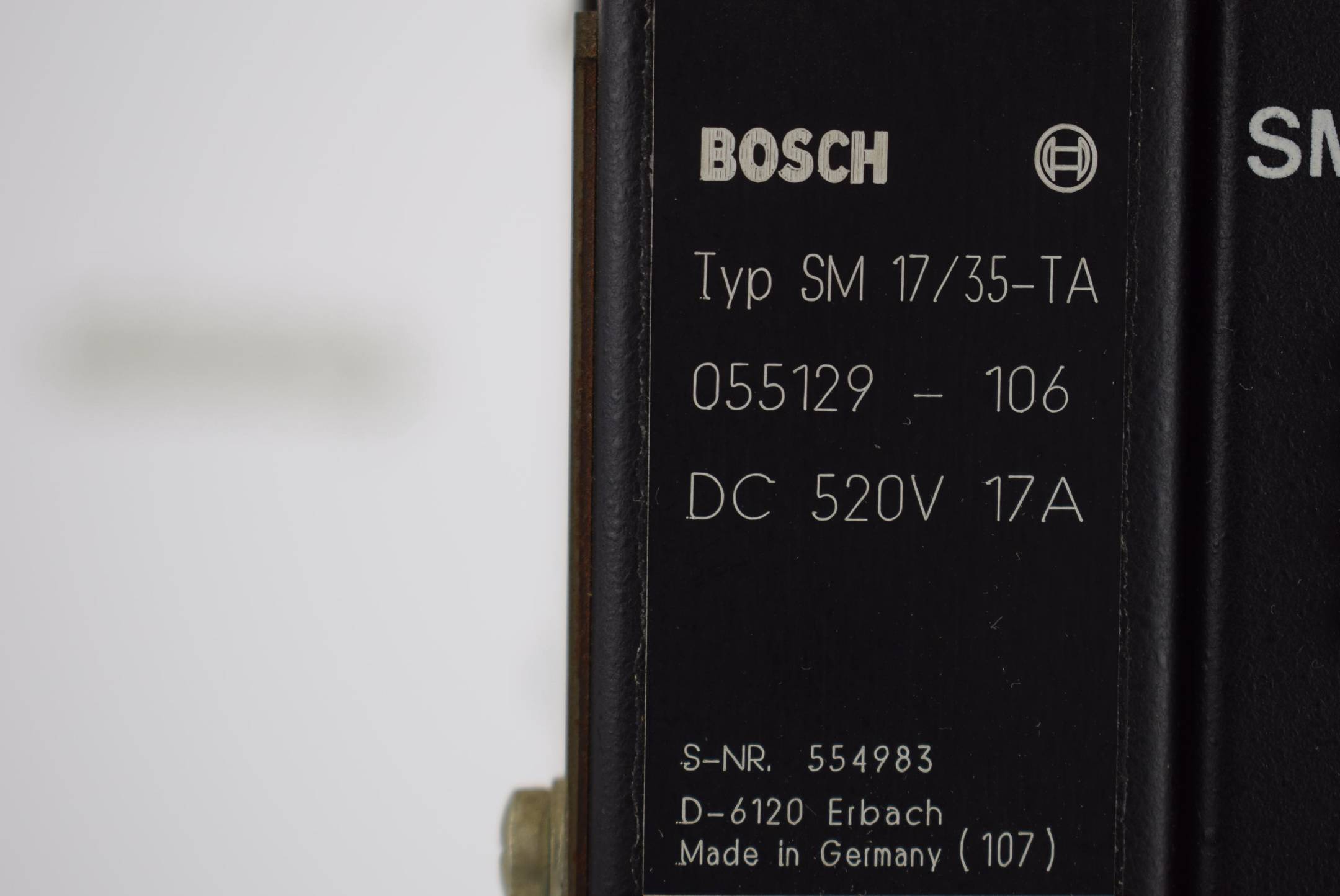 Bosch SM Servo modul Typ 17/35-TA 055129