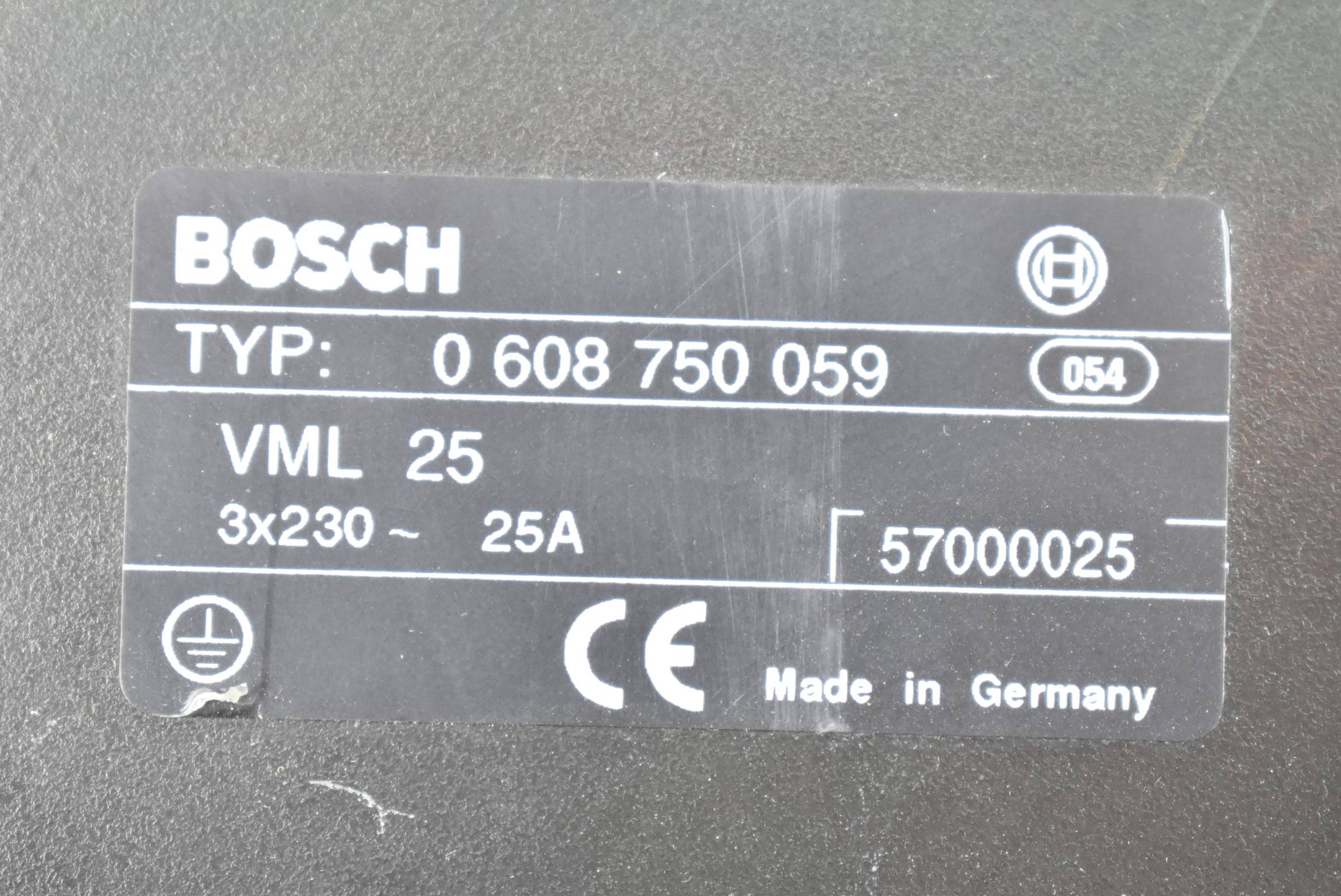 Bosch Stromversorgung VML25 ( 0608750059 ) 3x230V 25 A