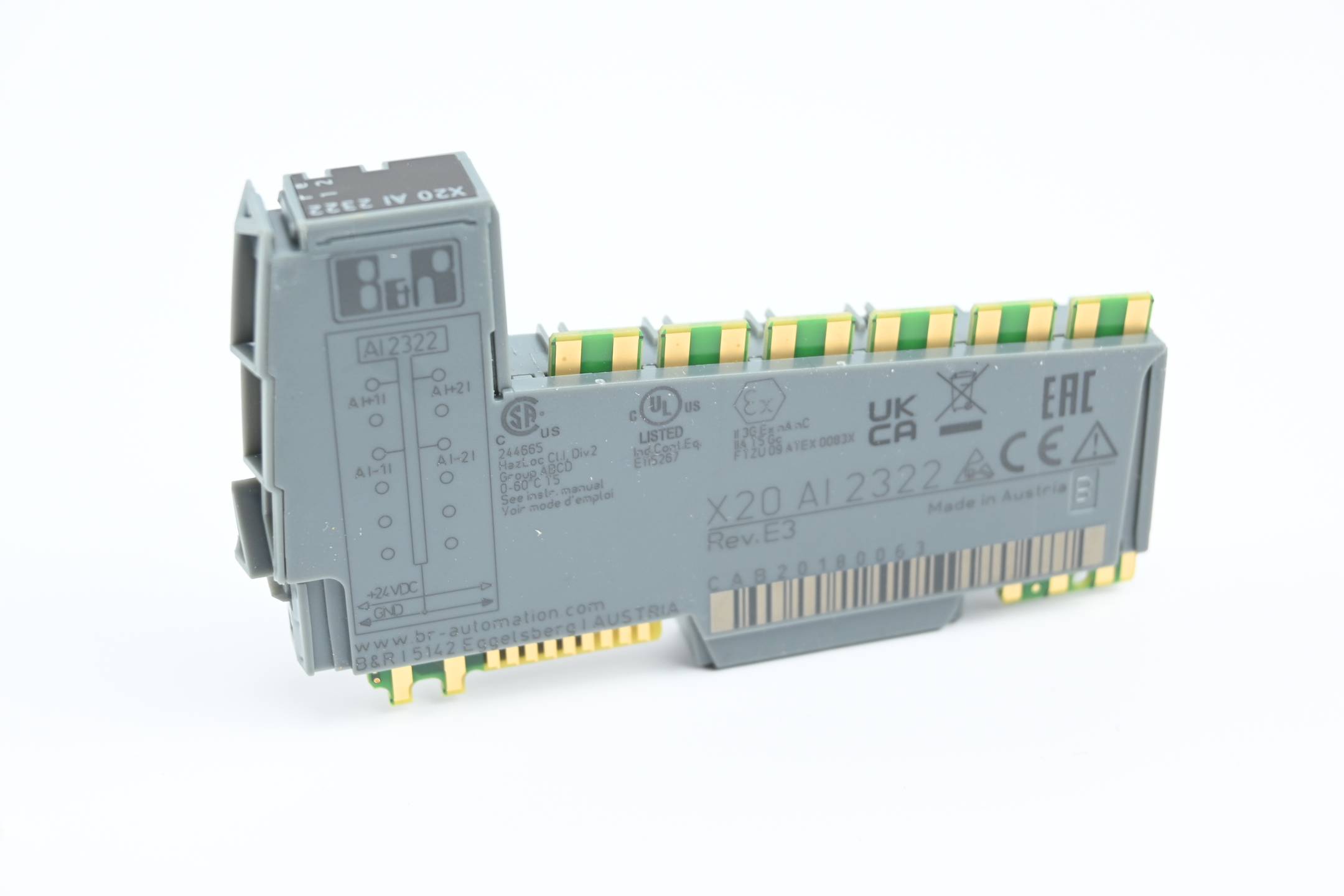 B&R Automation Analoges Eingangsmodul X20 AI 2322 ( X20AI2322 ) Rev. E3