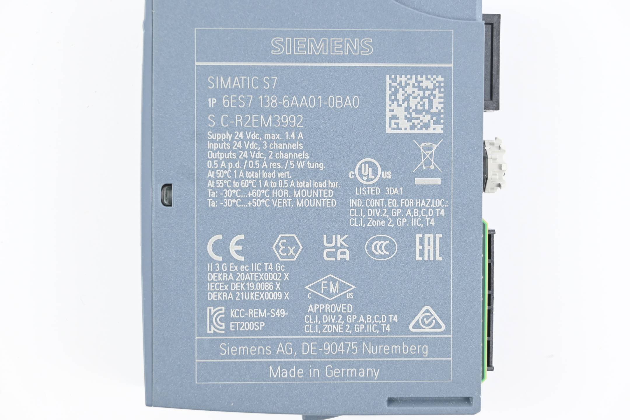 Siemens Simatic TM Count 1x24V 6ES7138-6AA01-0BA0 ( 6ES7 138-6AA01-0BA0 )