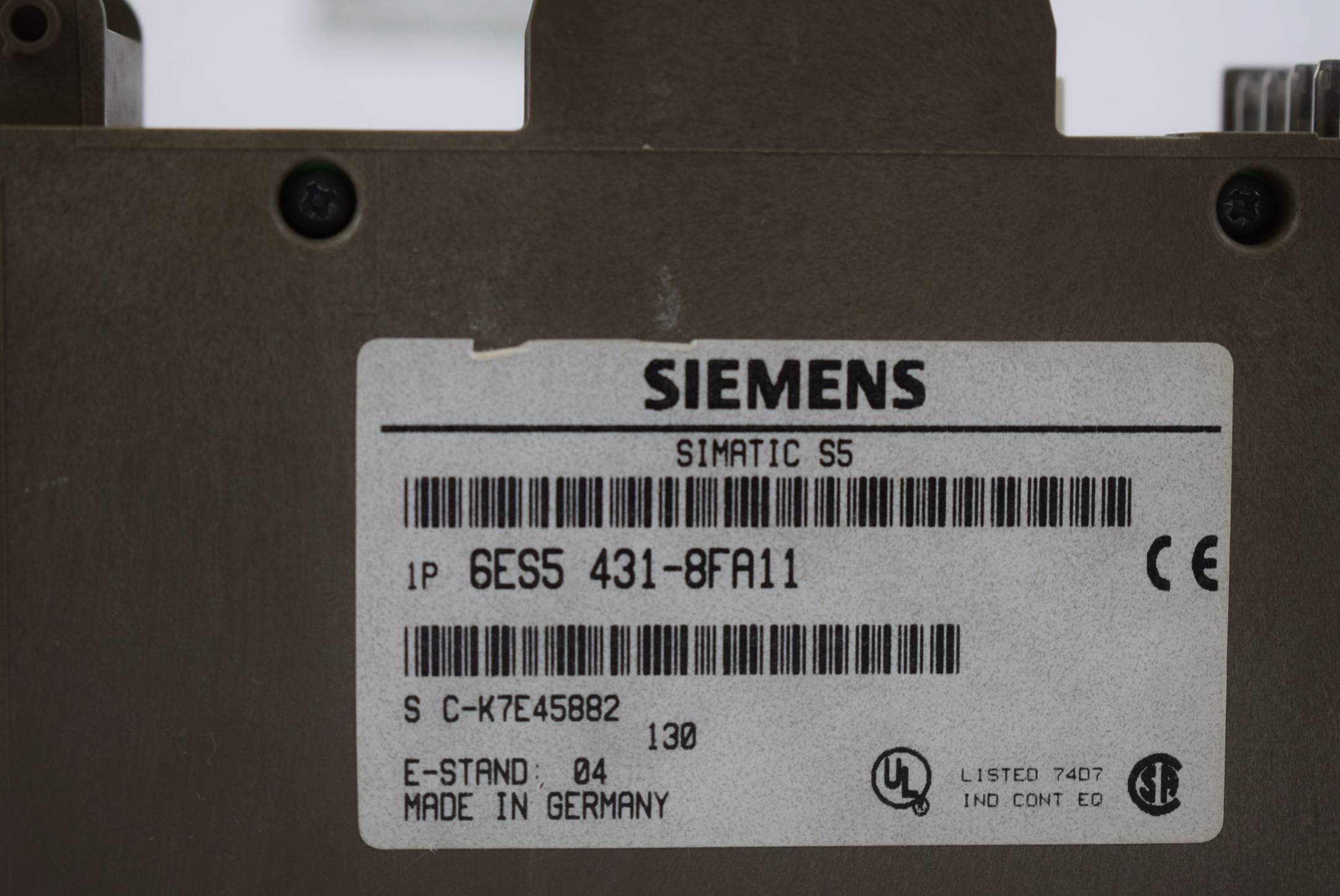 Siemens simatic S5 Digitaleingabe 431 S5-95F 6ES5 431-8FA11 ( 6ES5431-8FA11 )