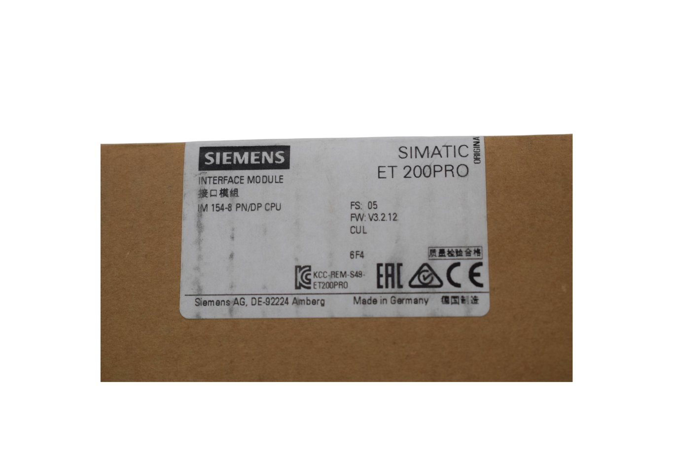 Siemens simatic ET 200 Pro IM154-8 6ES7 154-8AB01-0AB0 ( 6ES7154-8AB01-0AB0 ) E5