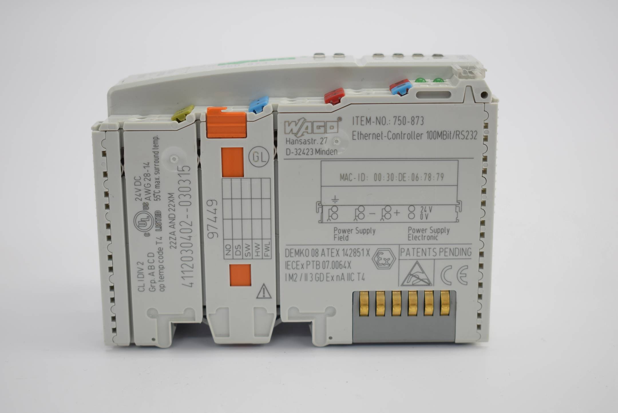 Wago Ethernet-Controller 750-873