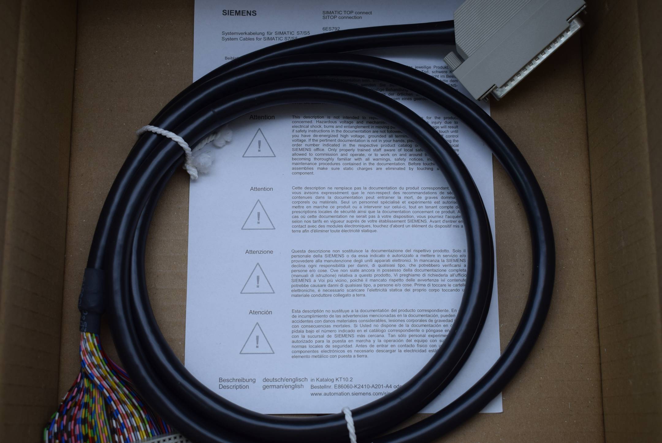 Siemens Connecting Cable 0.14 MM2 6EP5301-5BC00 ( 6EP5 301-5BC00 )