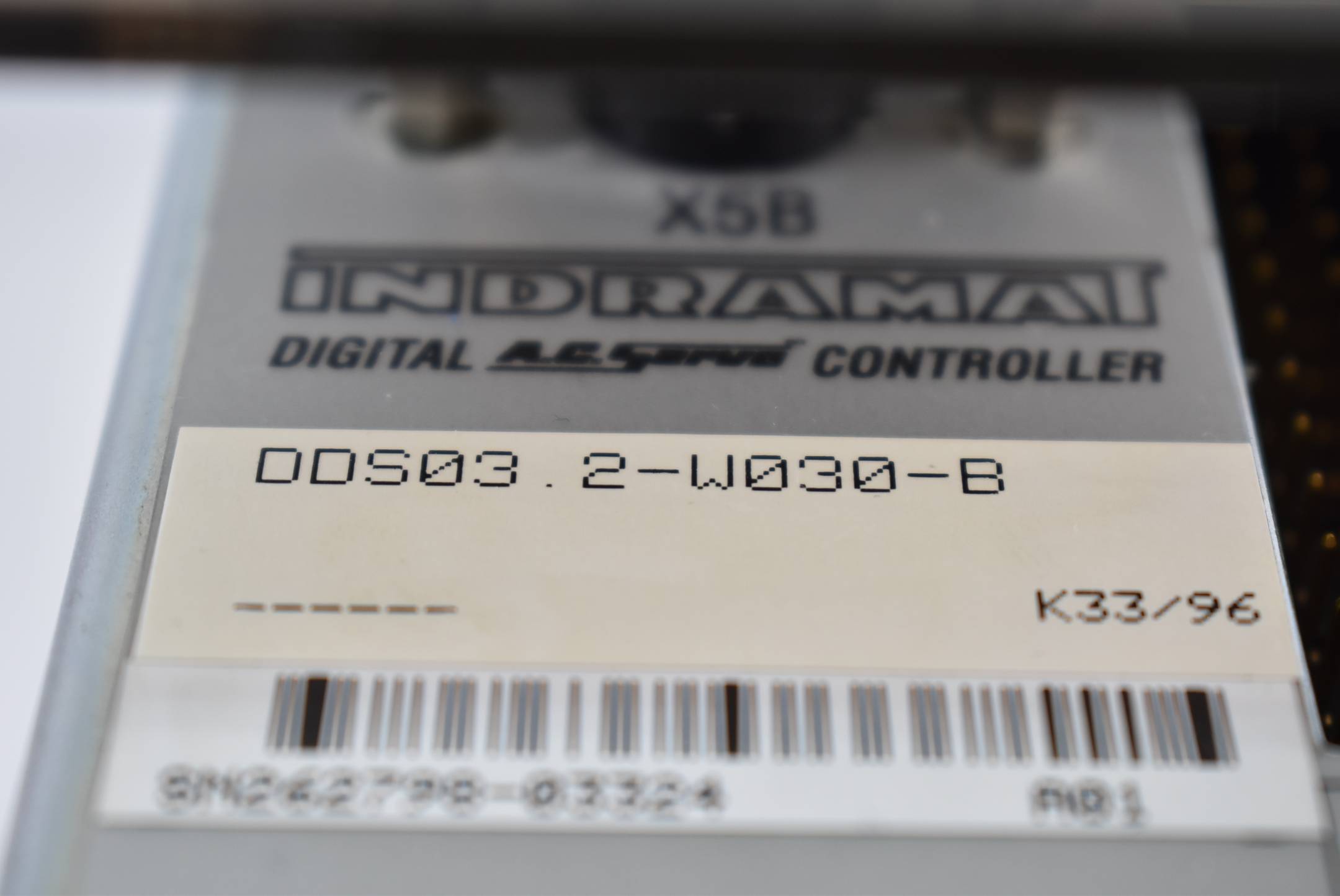 Indramat Digital AC Servo Controller DDS03.2-W030-B ( FWA-DIAX03-ELS-03VRS-MS )