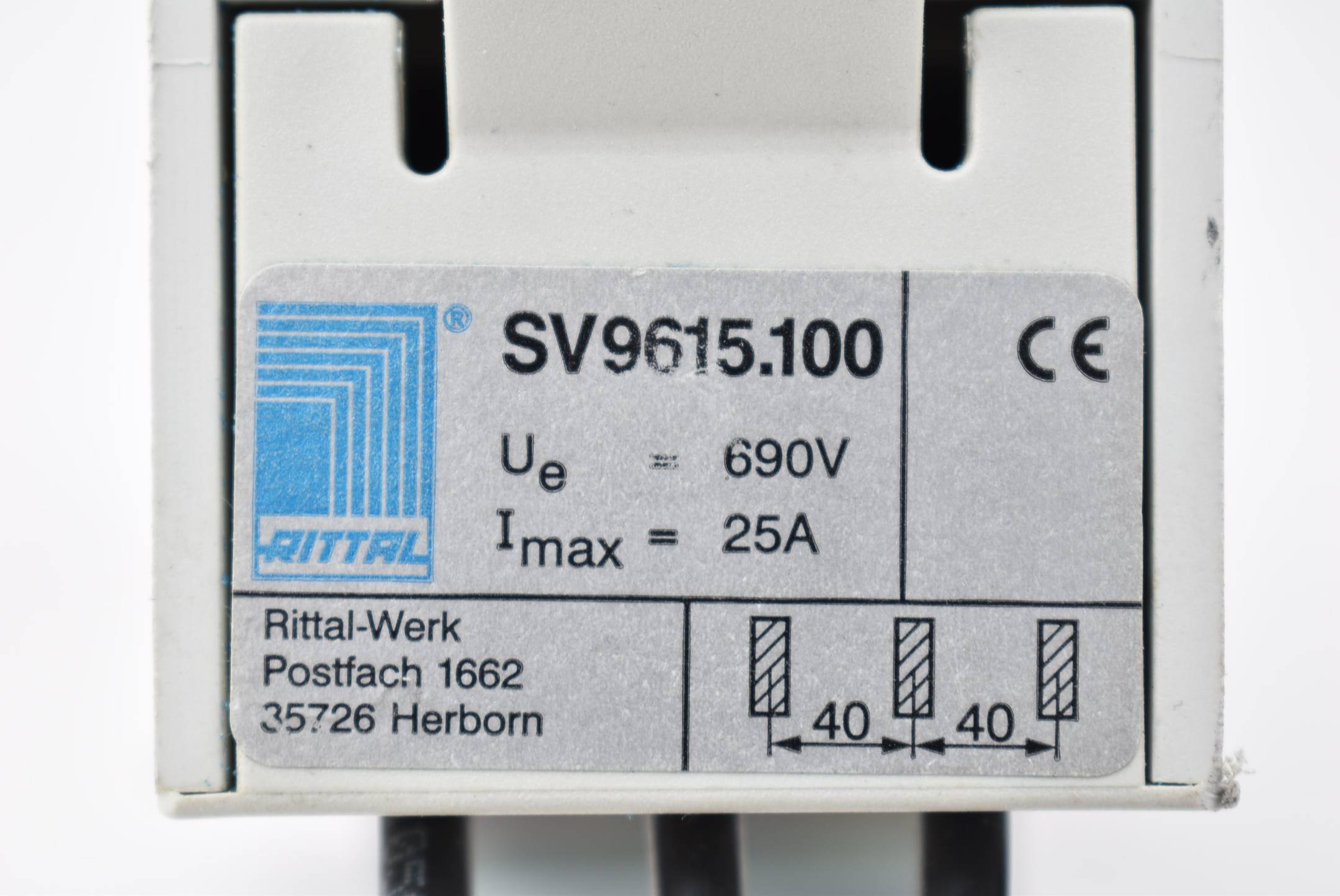 Rittal Geräteadapter 690V 25A SV9615.100