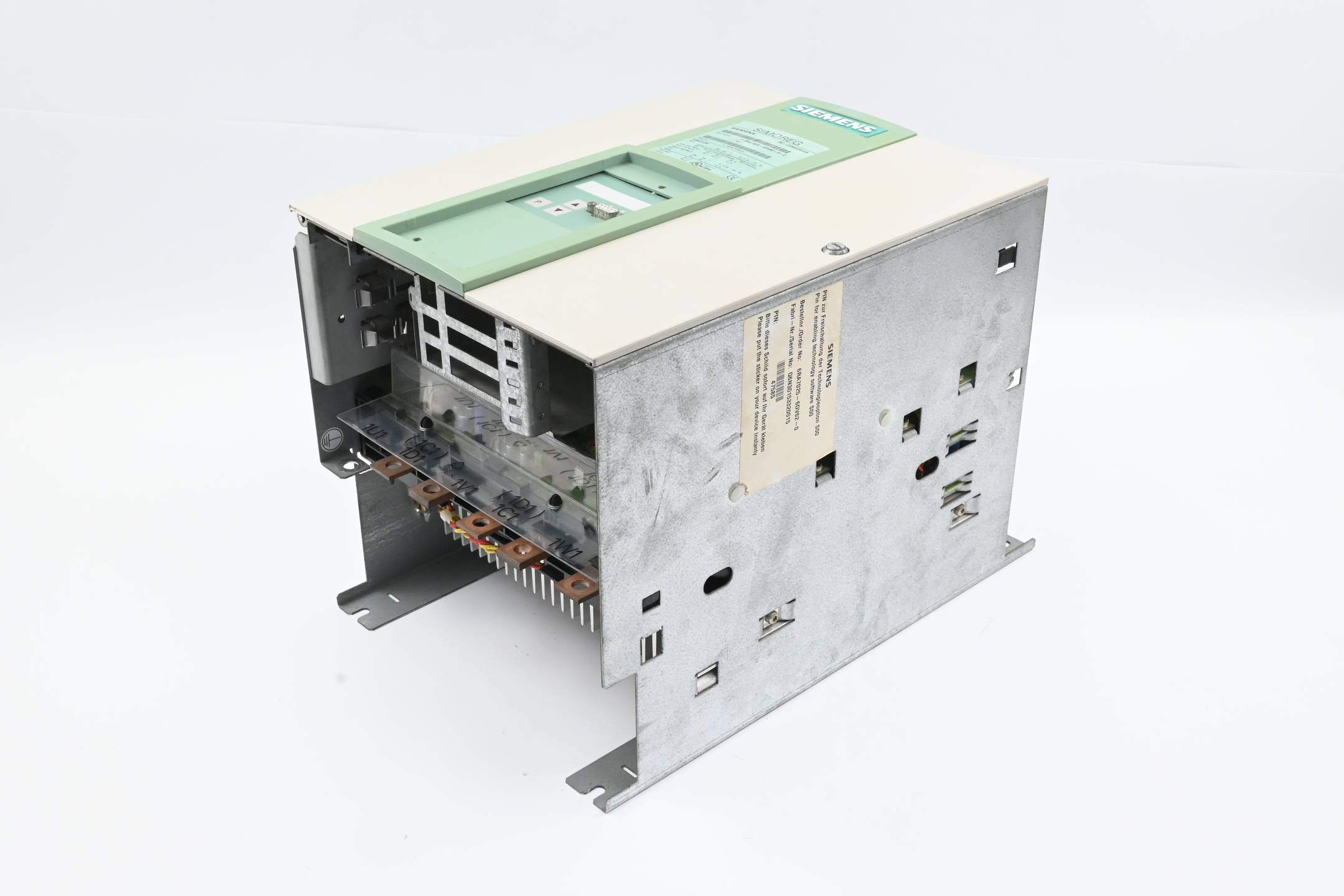 Siemens Simoreg DC-Converter 6RA7025-6DV62-0-Z ( 6RA7 025-6DV62-0-Z ) E.A2 Z=S00