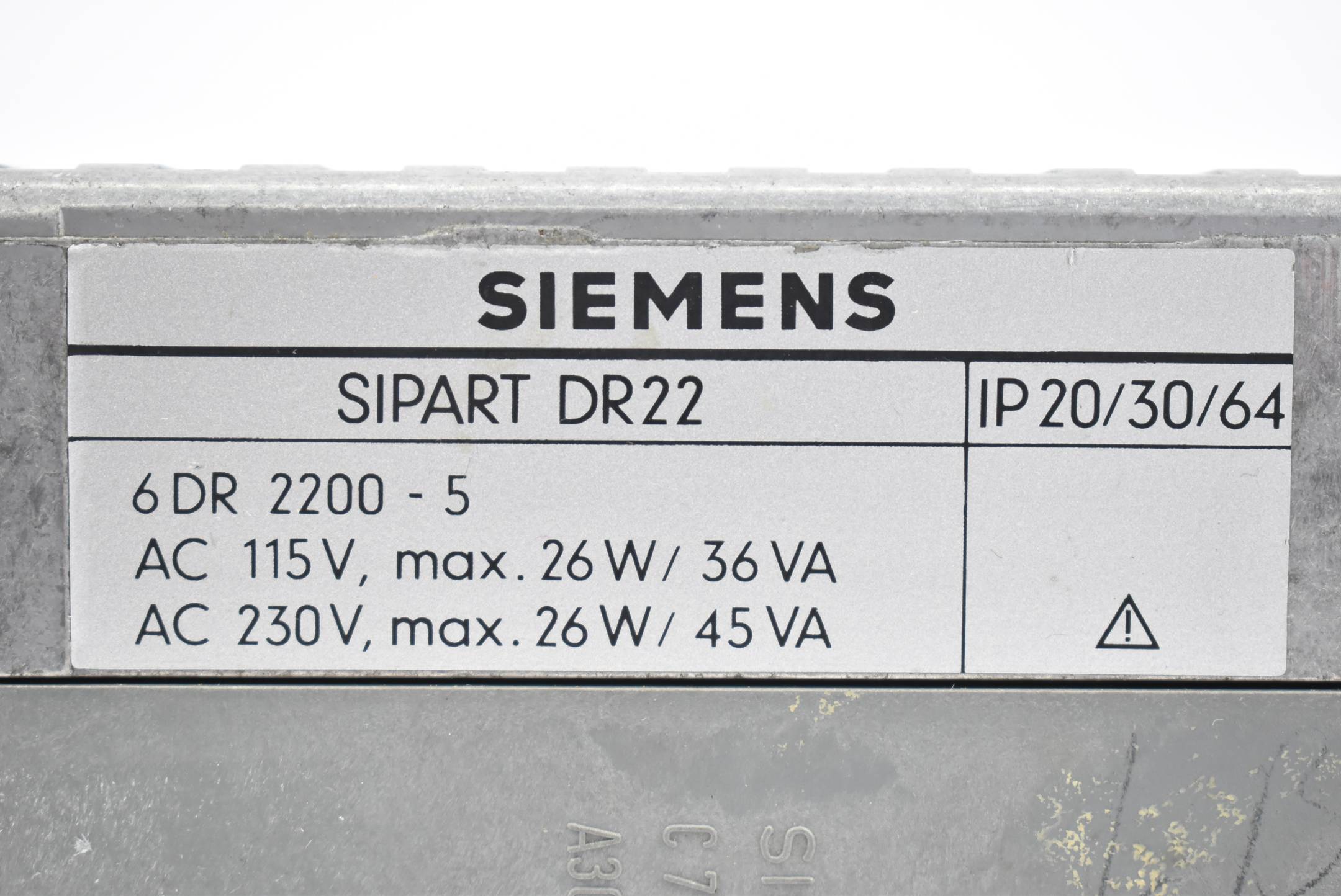 DEFEKT Siemens Sipart DR22 6 DR 2200- 5 ( 6DR2200-5 ) 