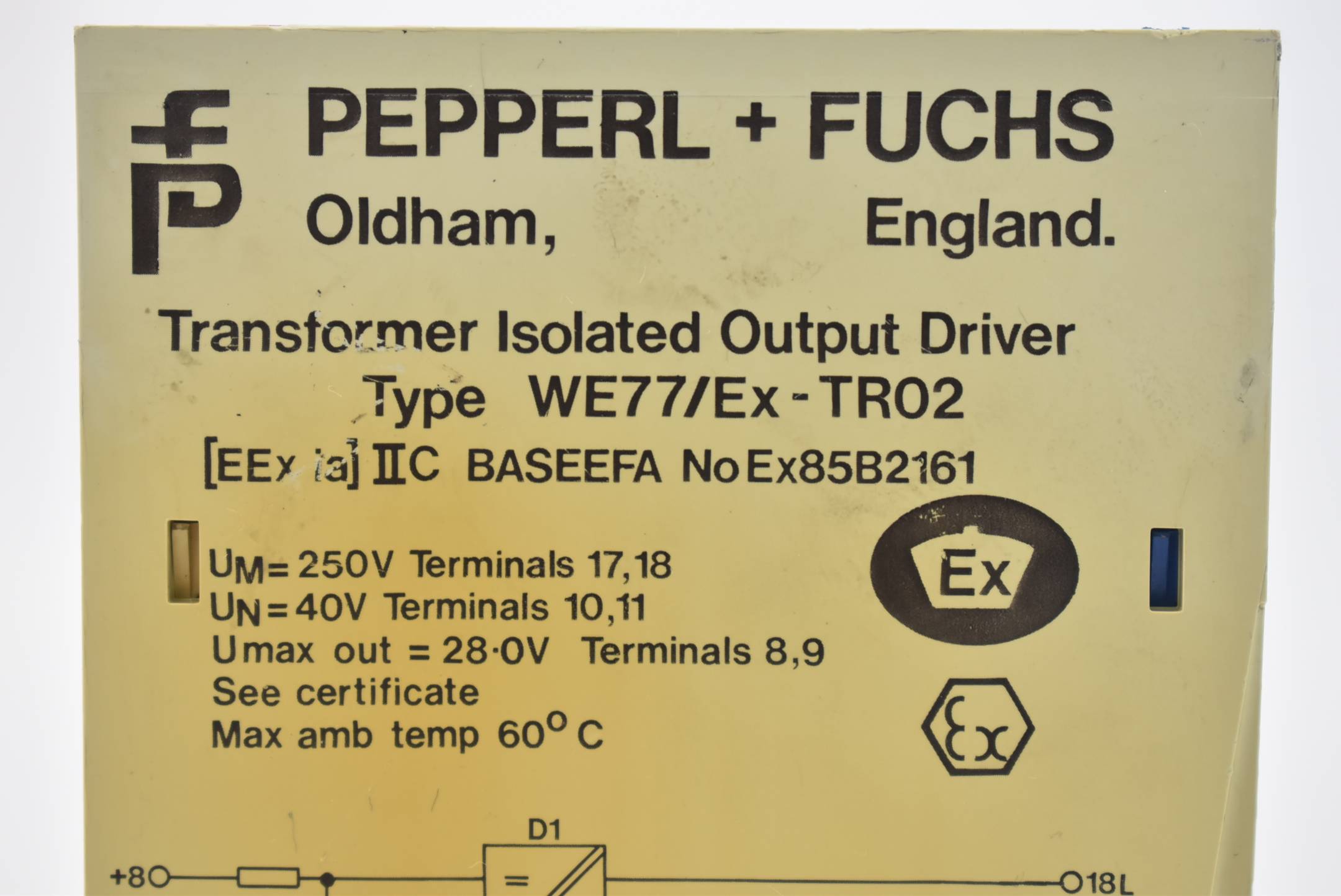 Pepperl+Fuchs Trennverstärker WE77/Ex-TR02