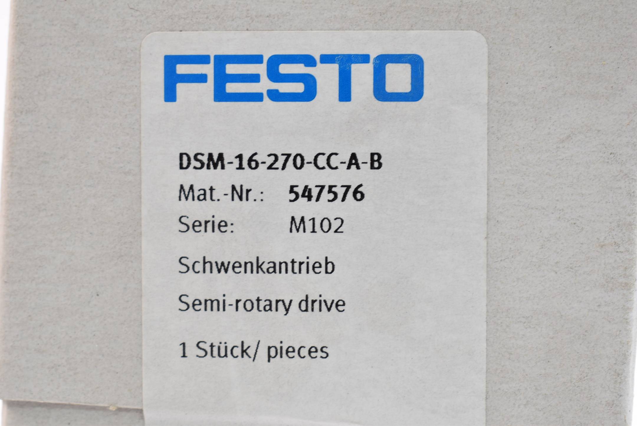 Festo Schwenkantrieb DSM-16-270-CC-A-B ( 547576 )